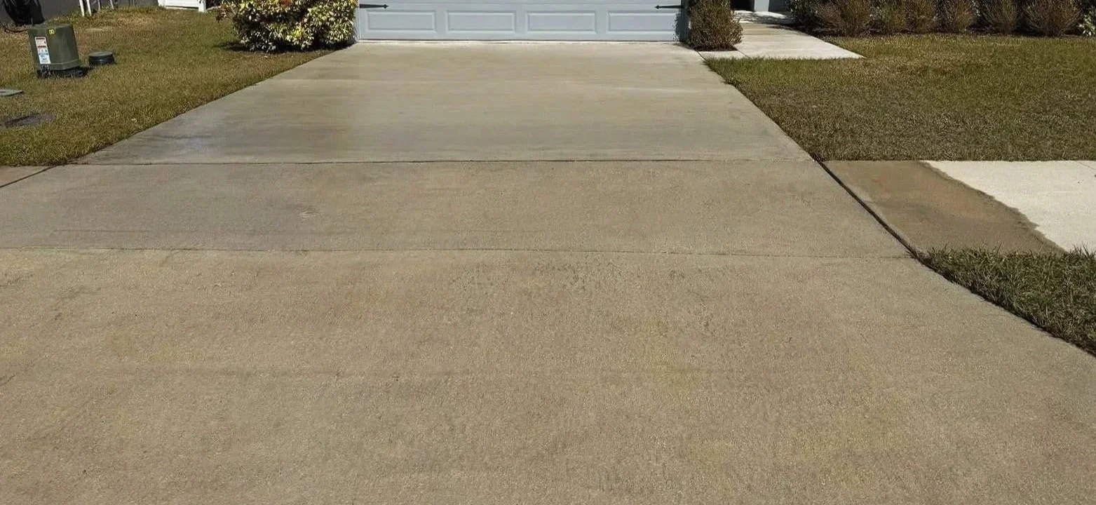 ''Real Driveway Cleaning Results''