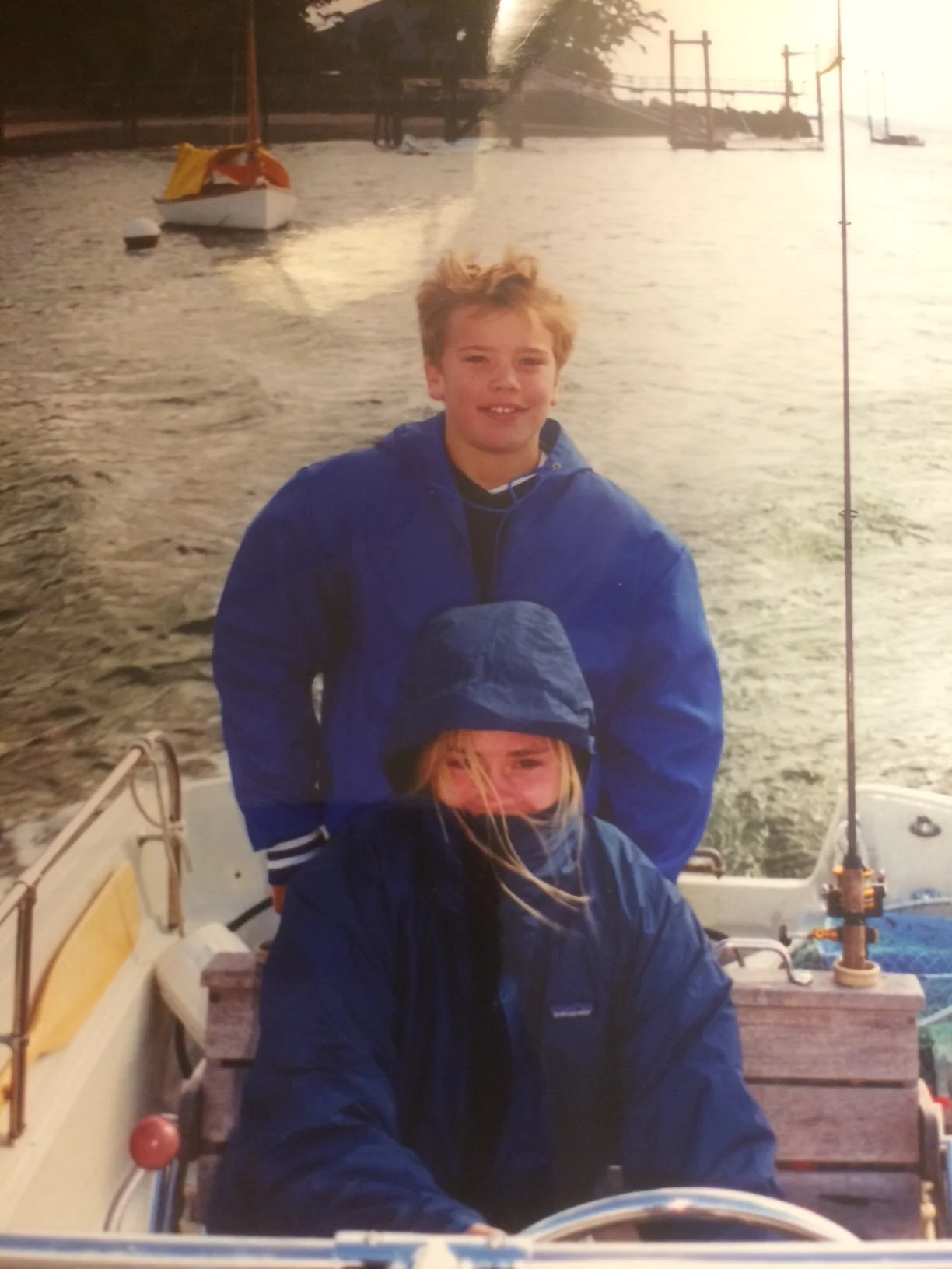 Fishing in Darien CT on a Boston Whaler