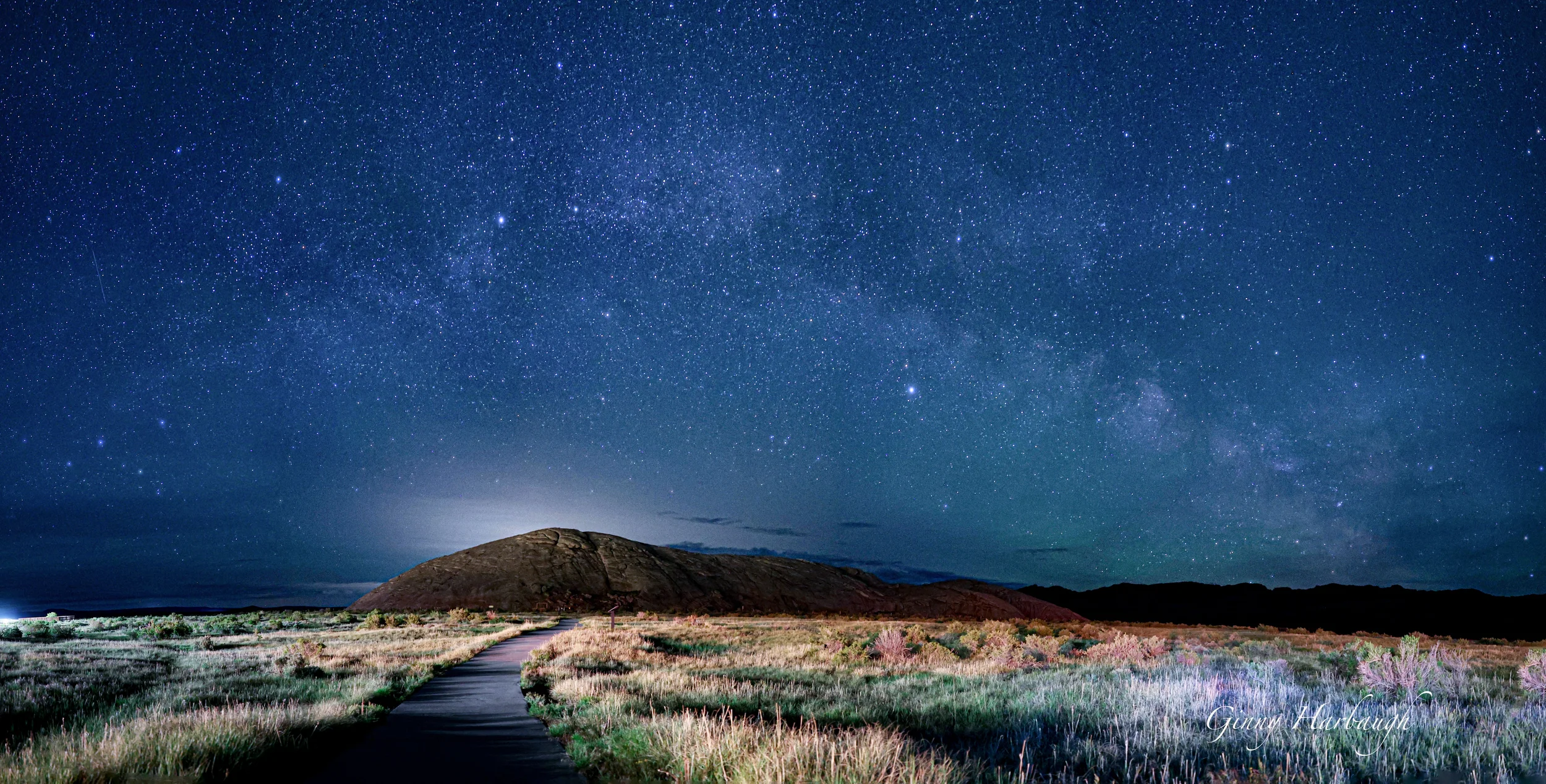 Milky Way over Independence Rock - B