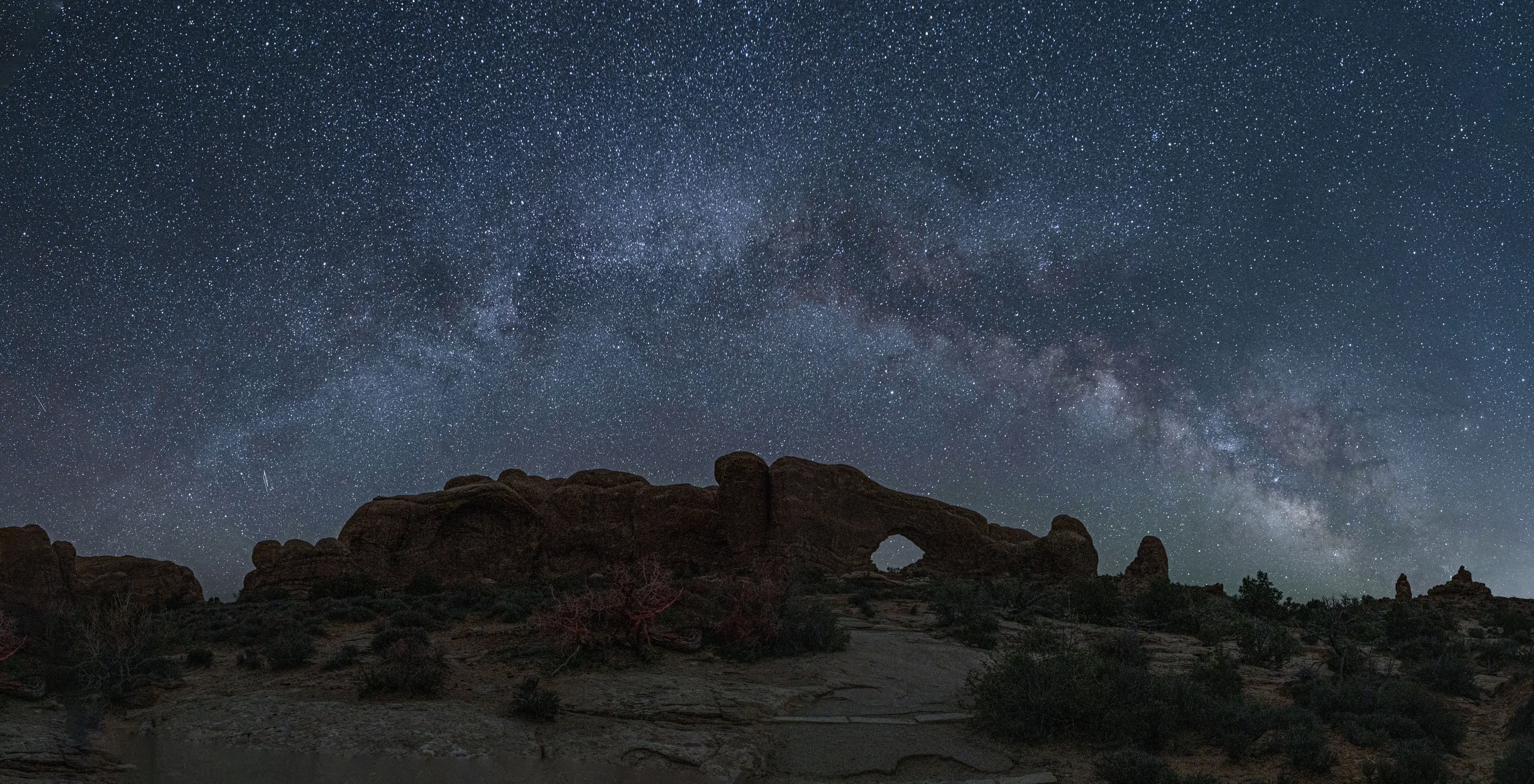 Milky Way Sky Over Utah
