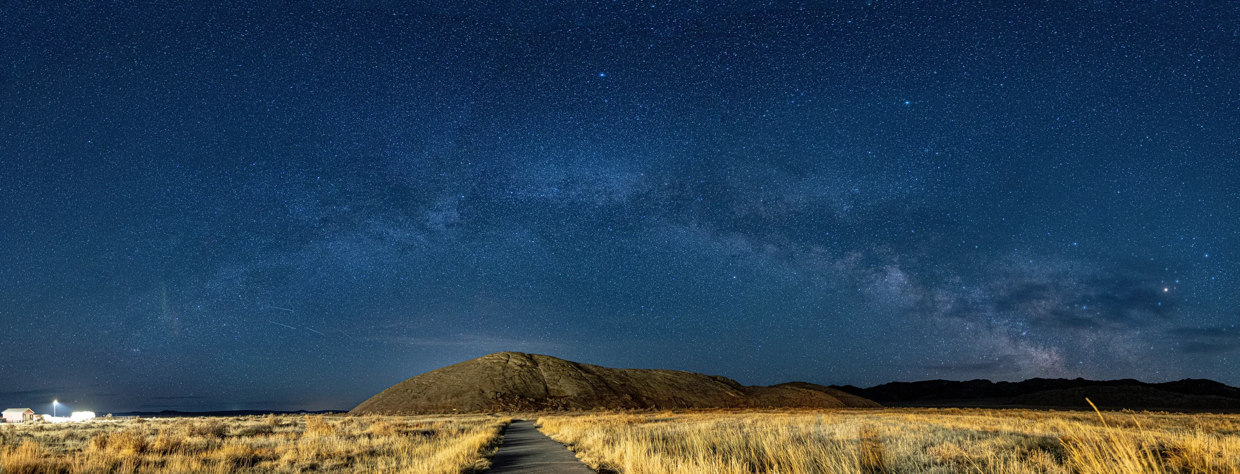 Milky Way over Independence Rock - A