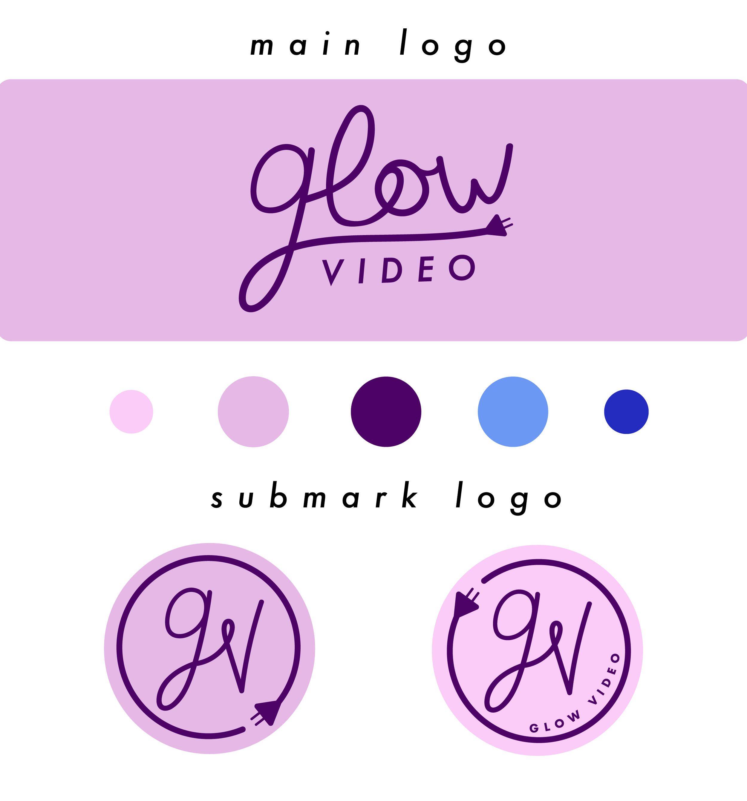 Logo for Glow Video LLC, 2021