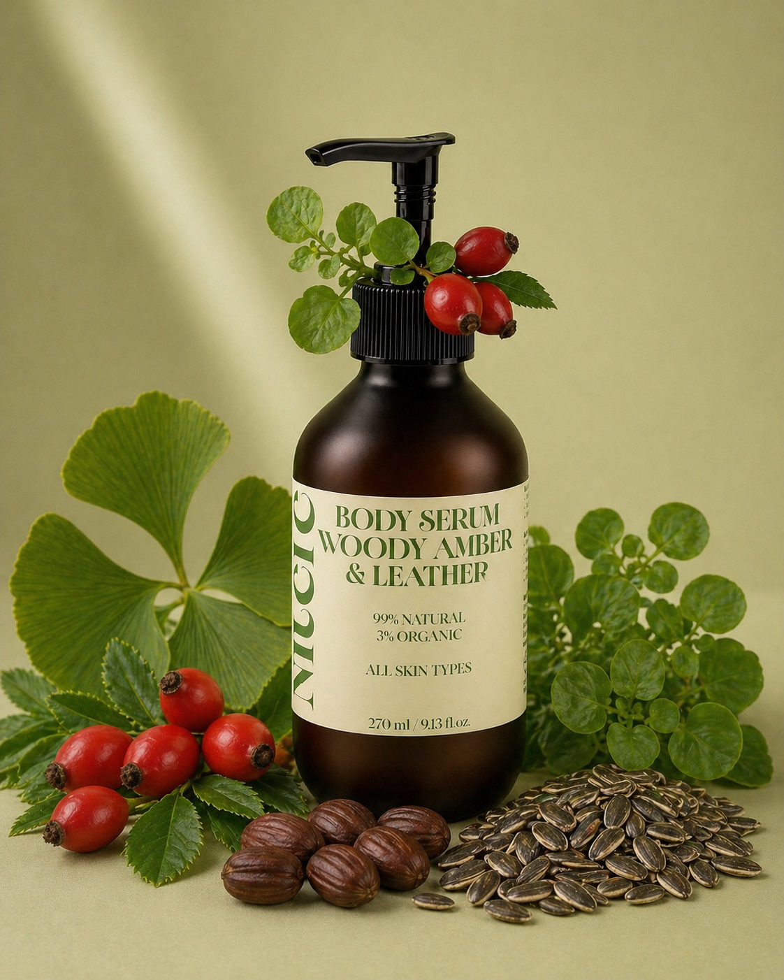 Body Serum Woody Amber & Leather