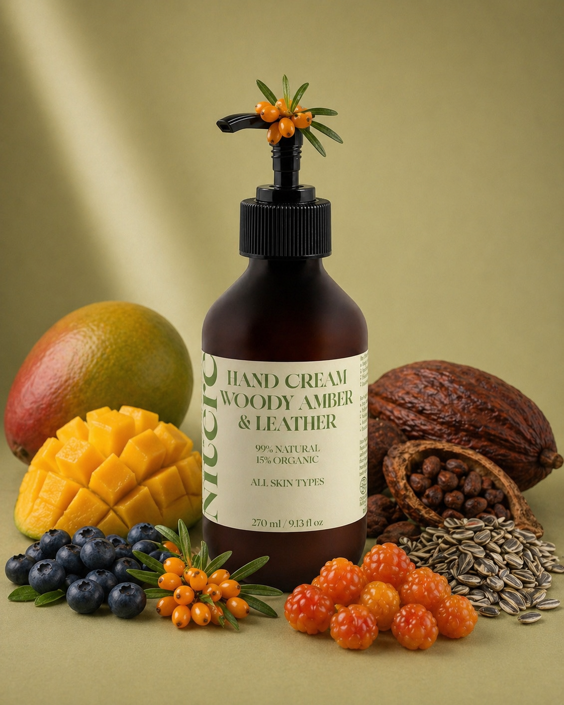 Hand Cream- Woody Amber & Leather