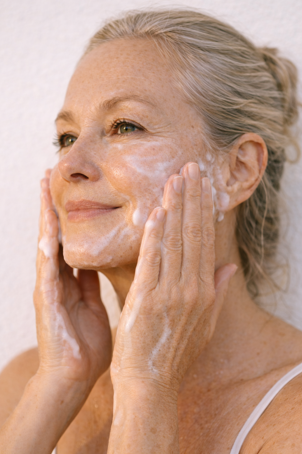 white mature Model - facial wash.png