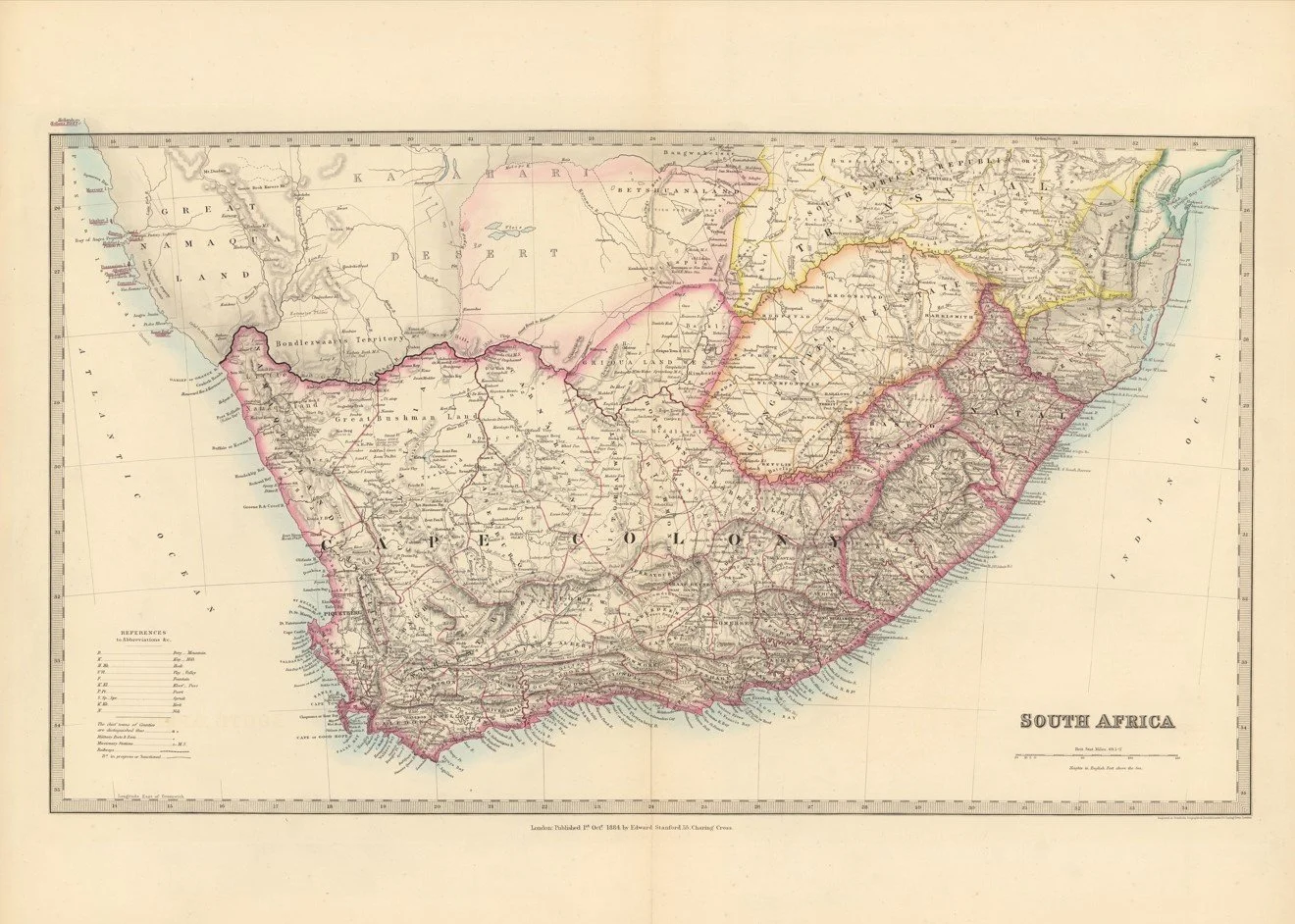 South Africa, 1884