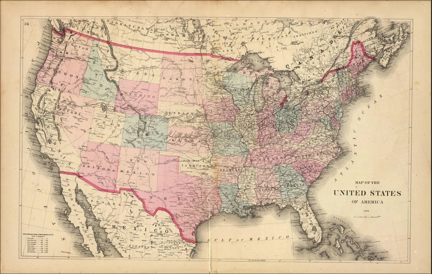 United States of America, 1872