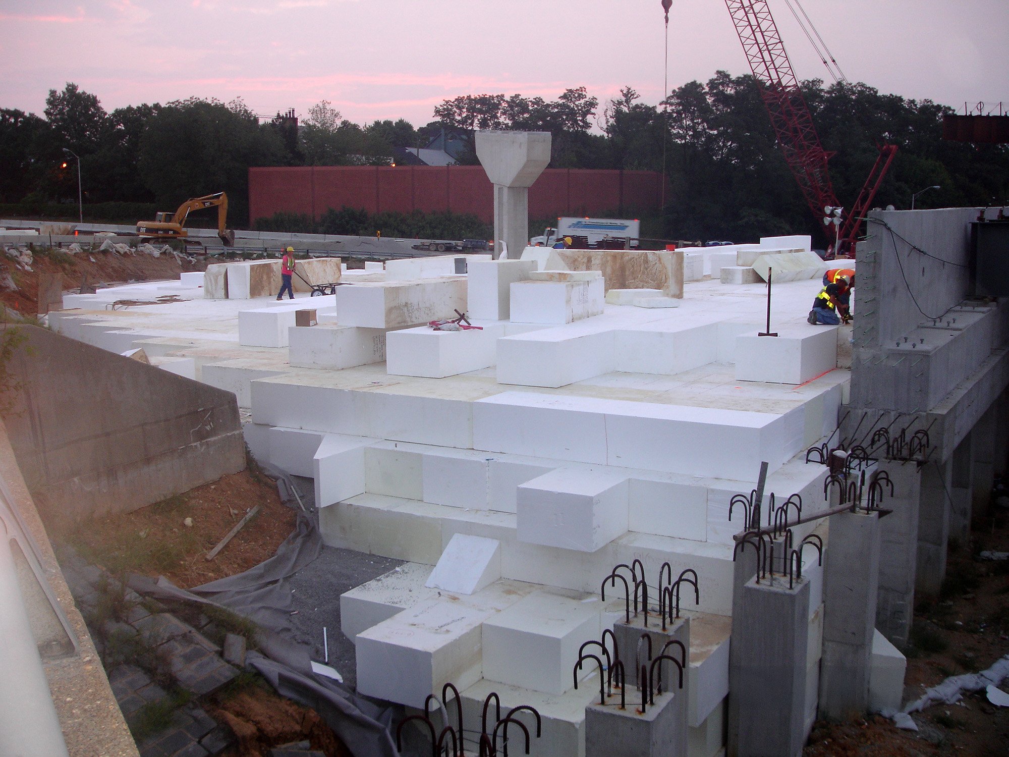 Geofoam  -  VDOT, Woodrow Wilson Bridge 
