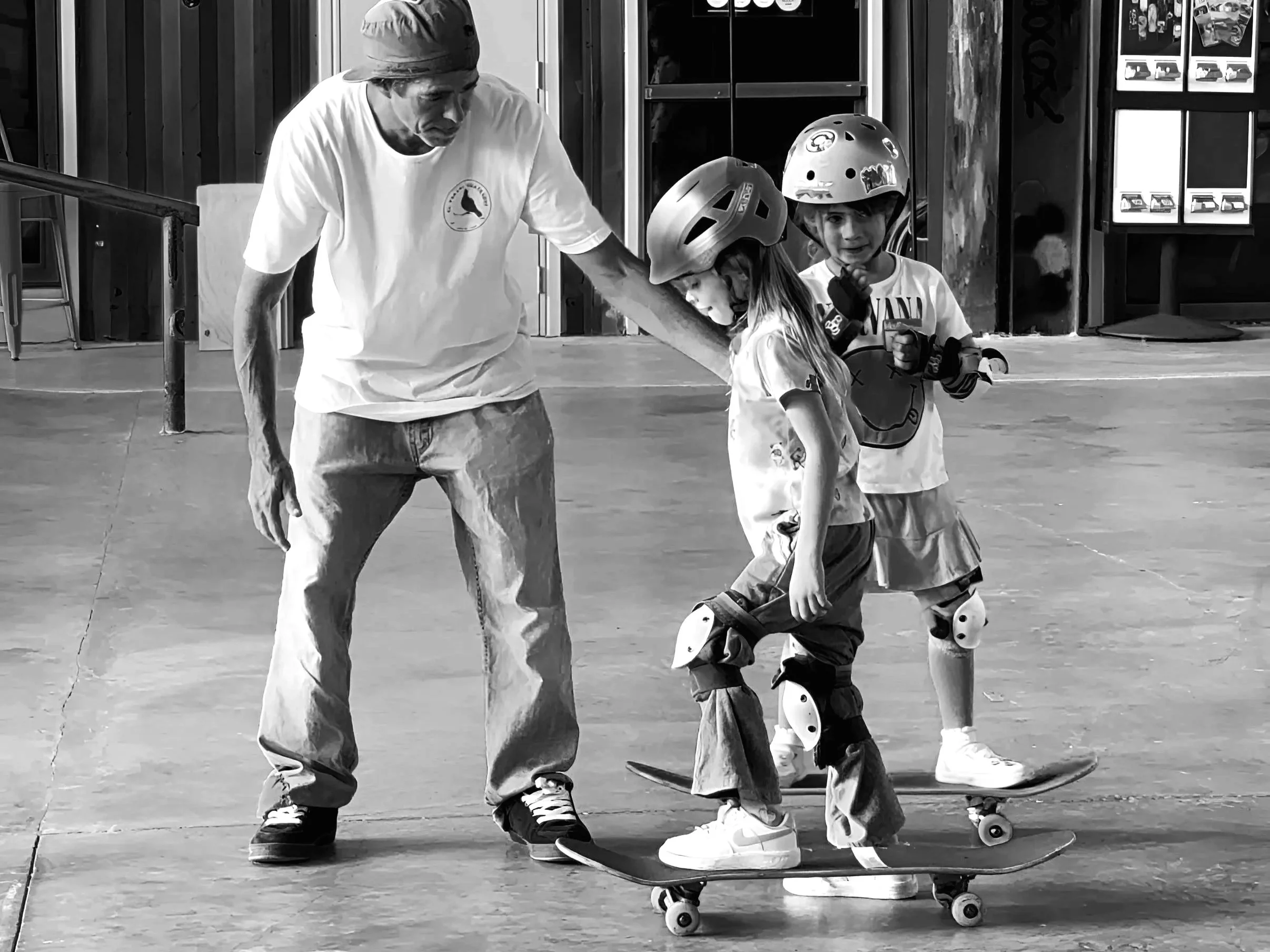 Skateboard Lesson for Two