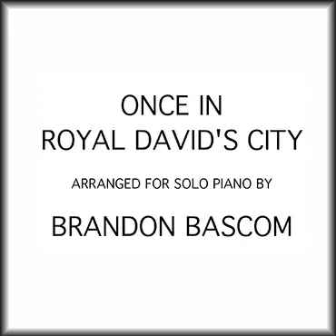 Once In Royal David’s City-Piano Solo Digital Sheet Music