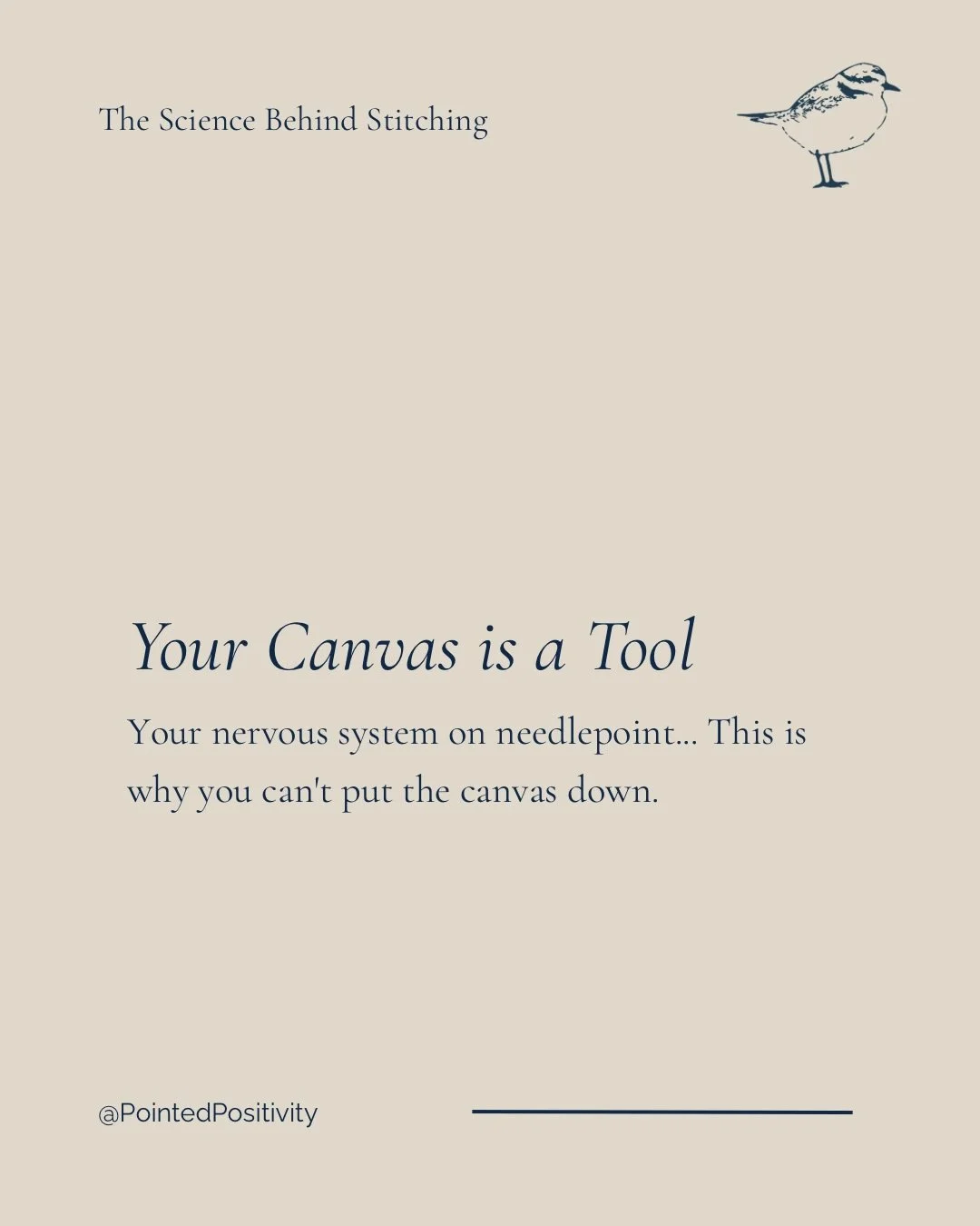 Your canvas was never &ldquo;just a hobby.&rdquo;

Research continues to show that creative practices like needlepoint can support nervous system regulation, improve mood, interrupt rumination, reduce stress hormones, increase focus, support identity