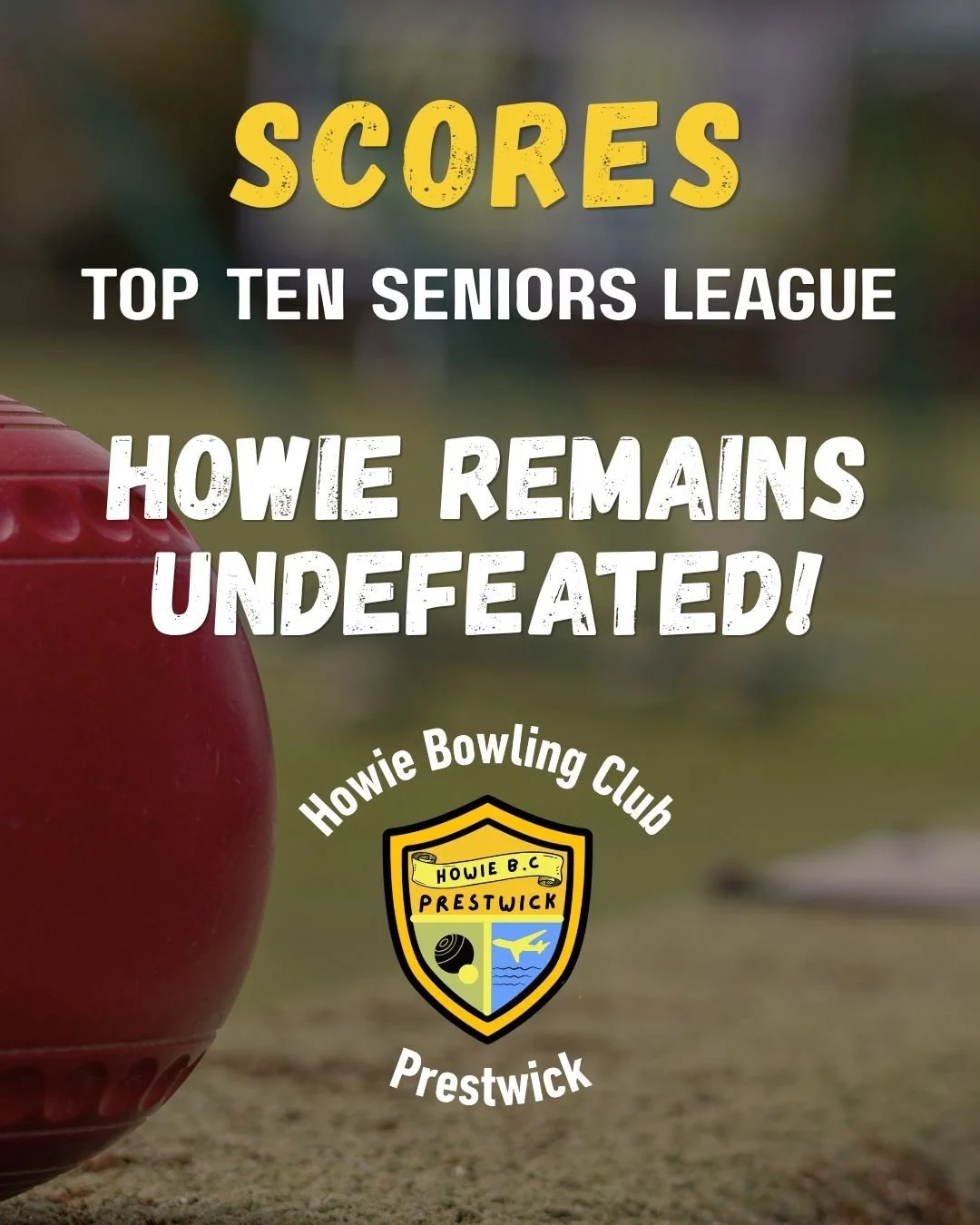Top Ten Seniors League. Howie remains undefeated!