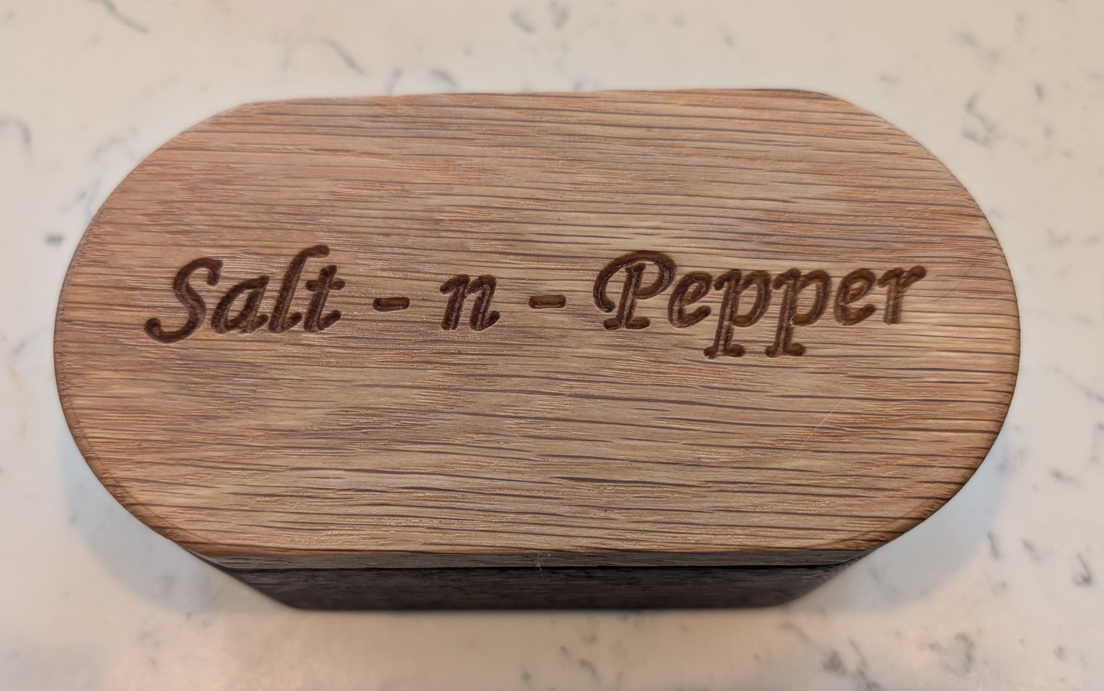 Handcrafted Salt & Pepper Cellar