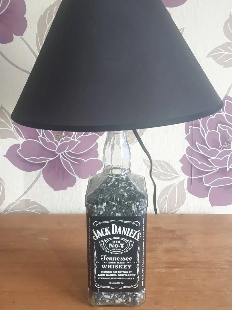 Jack Daniels Upcycled Bottle Lamp