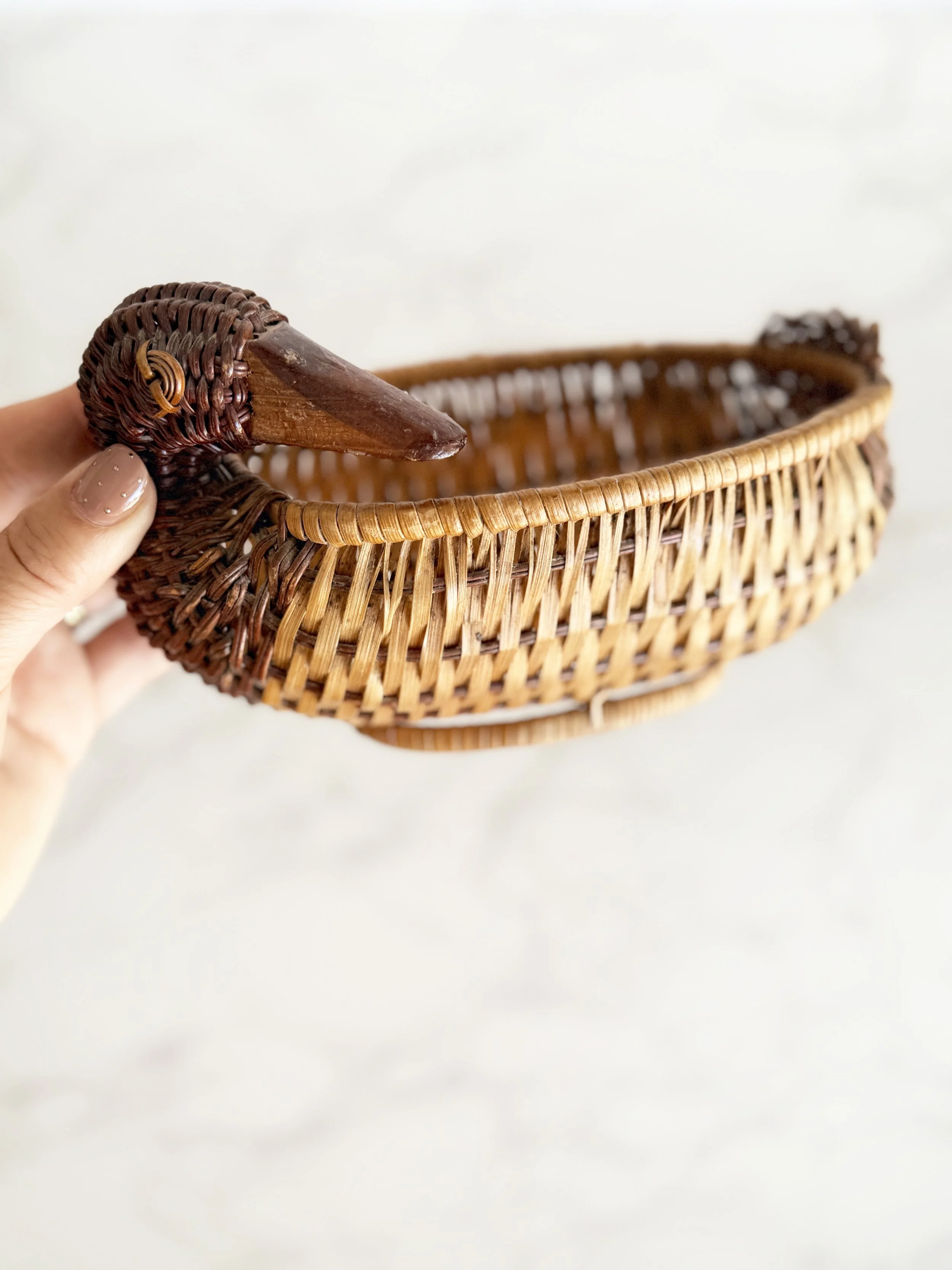 Vintage Duck Basket
