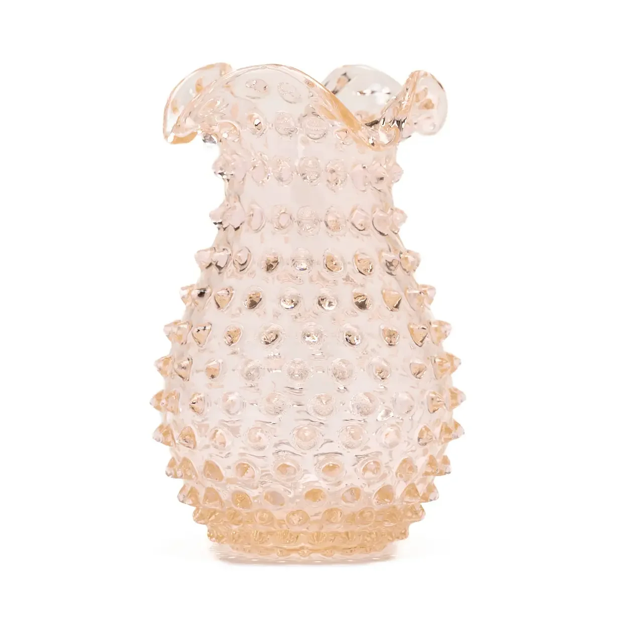 Apricot Hobnail Vase (in-stock soon)
