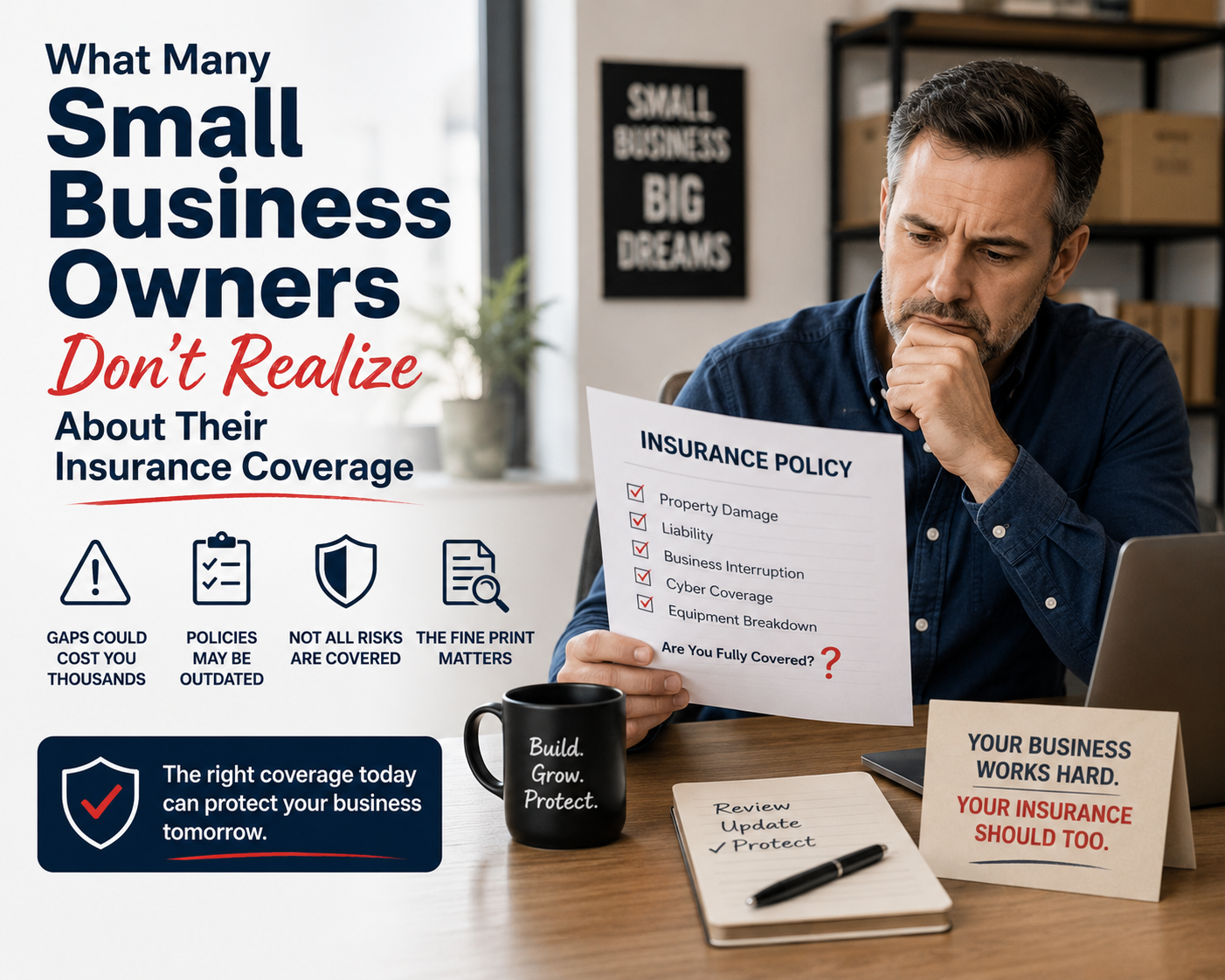 What Many Small Business Owners Don’t Realize About Their Insurance Coverage