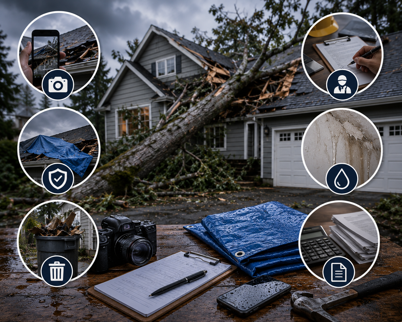 The Biggest Mistakes Homeowners Make After Storm Damage