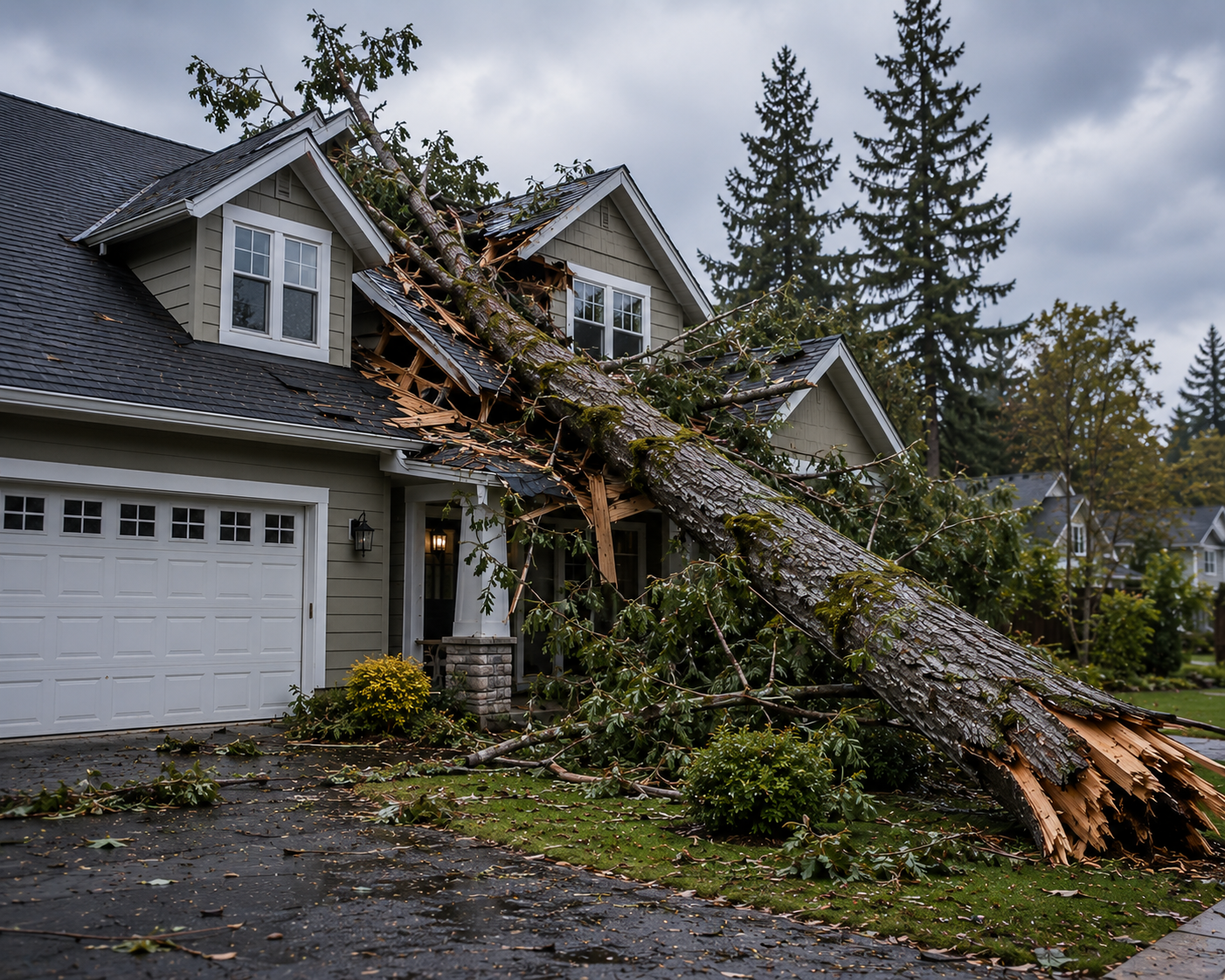 What Happens If a Tree Falls on Your House in Washington?