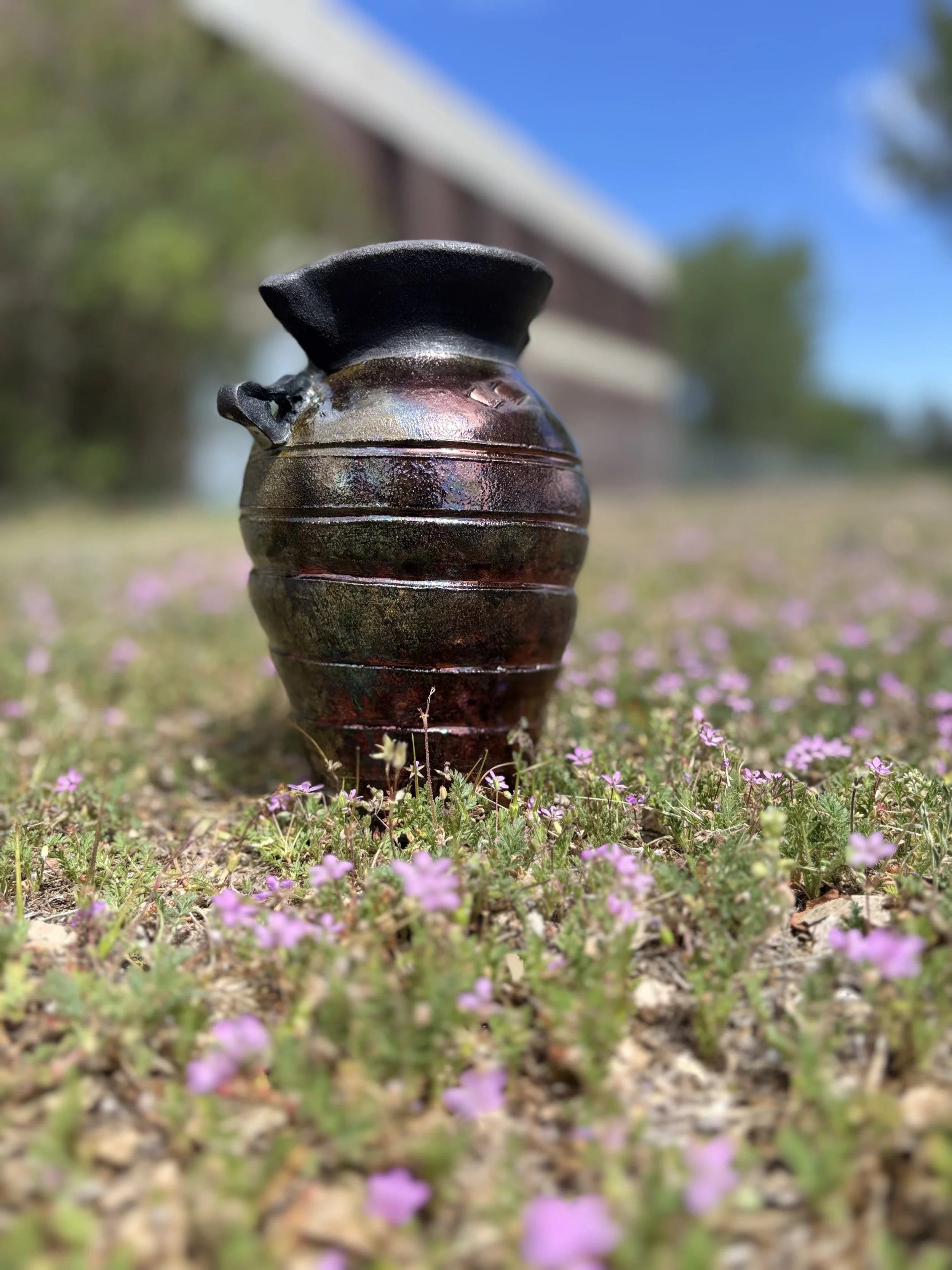 Raku Jar