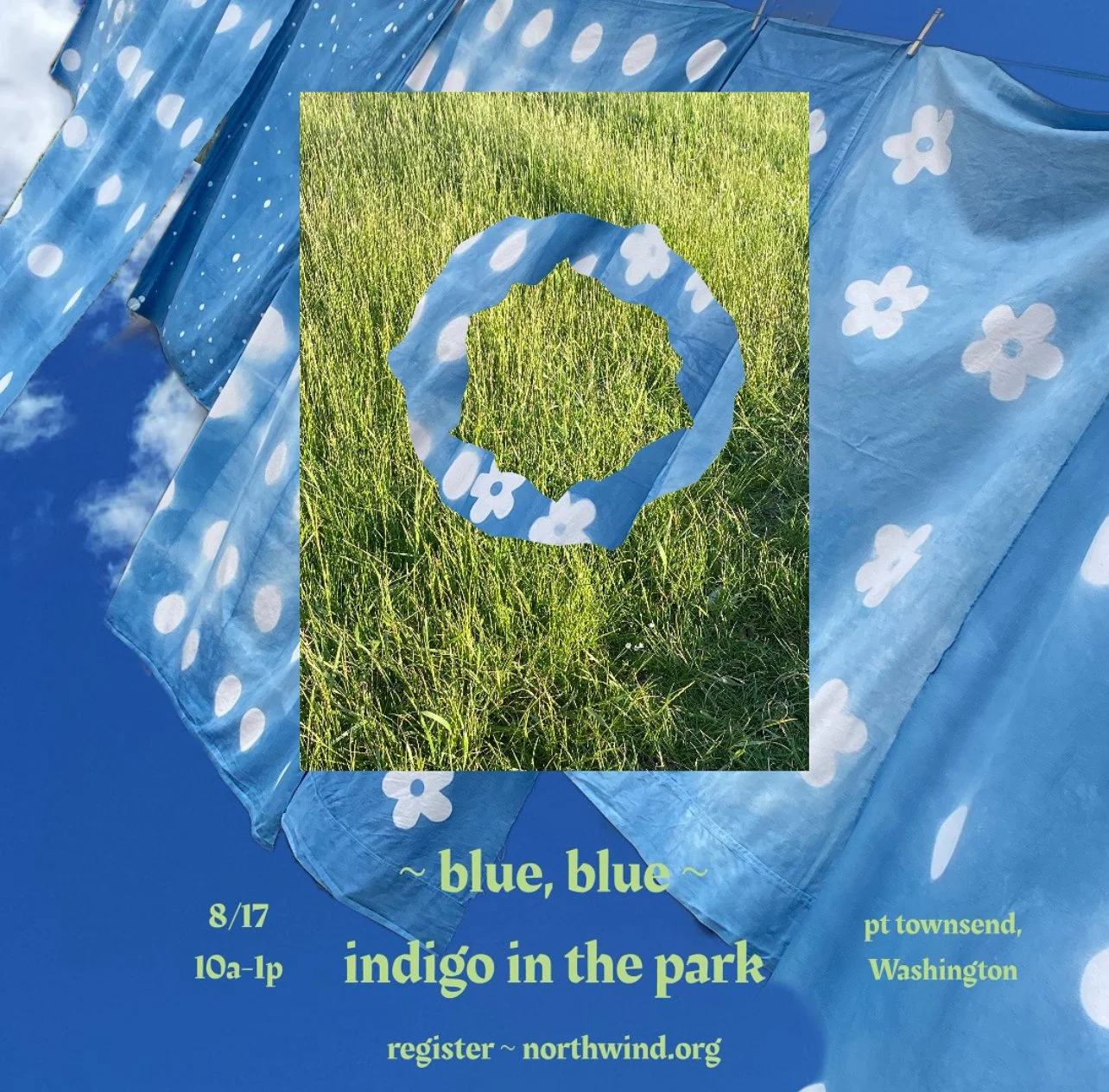 blue blue ~ indigo in the park