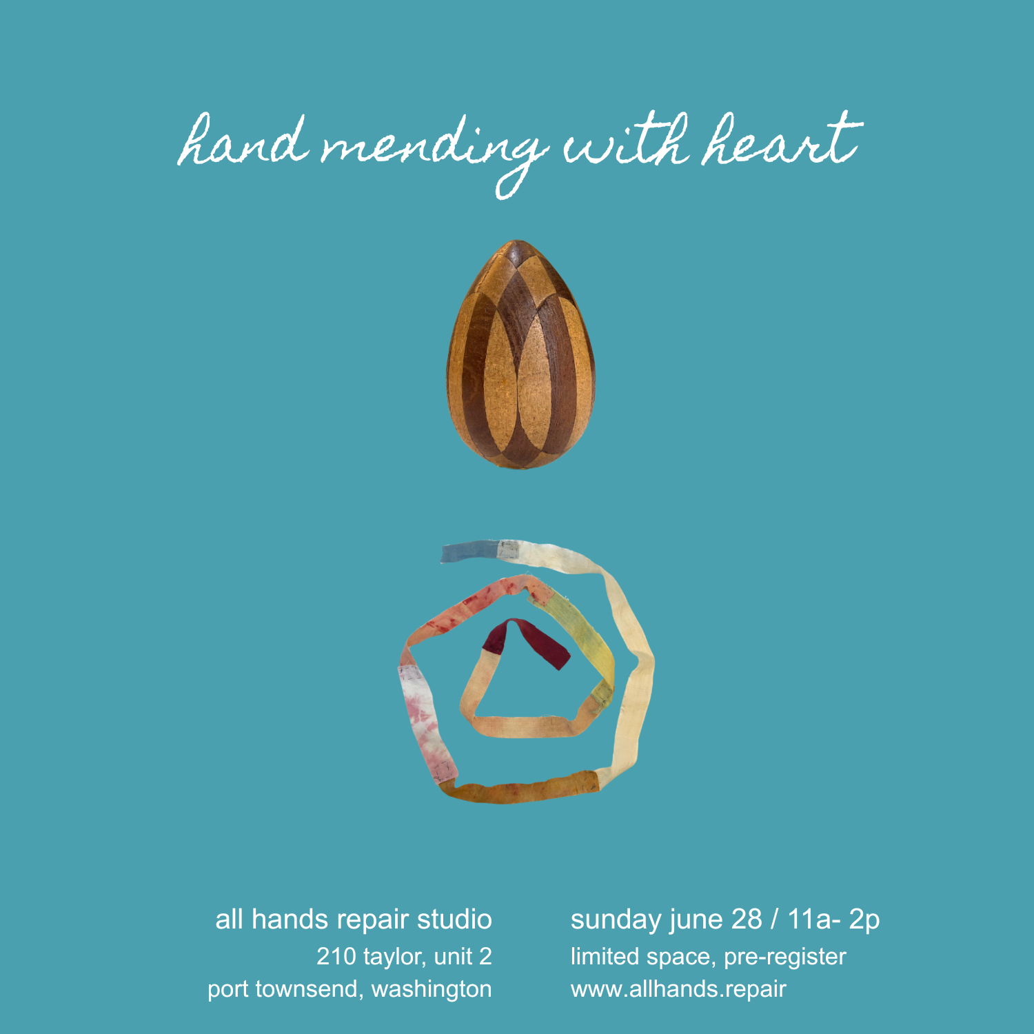 hand mending with heart workshop