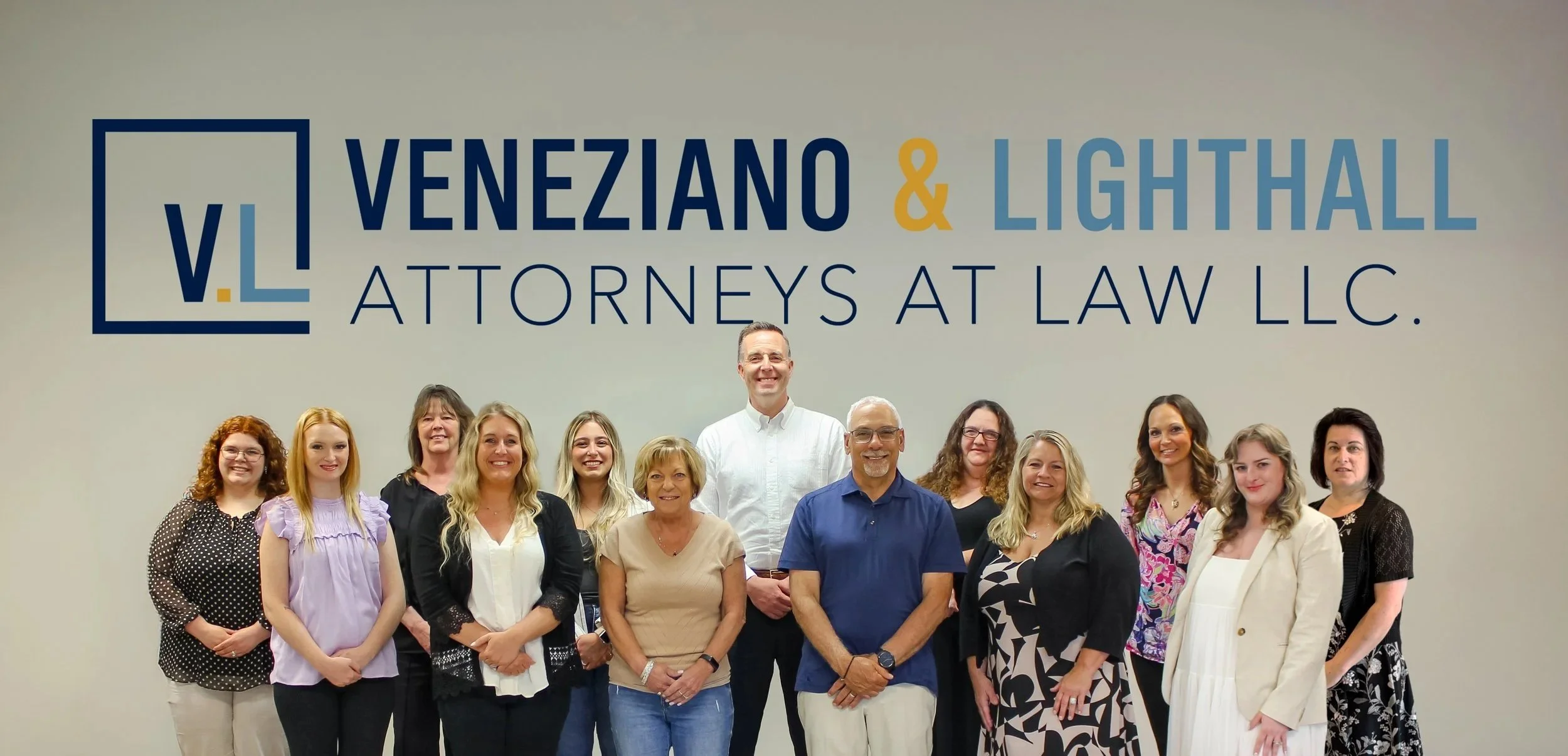 Group photo of the V.L Law team