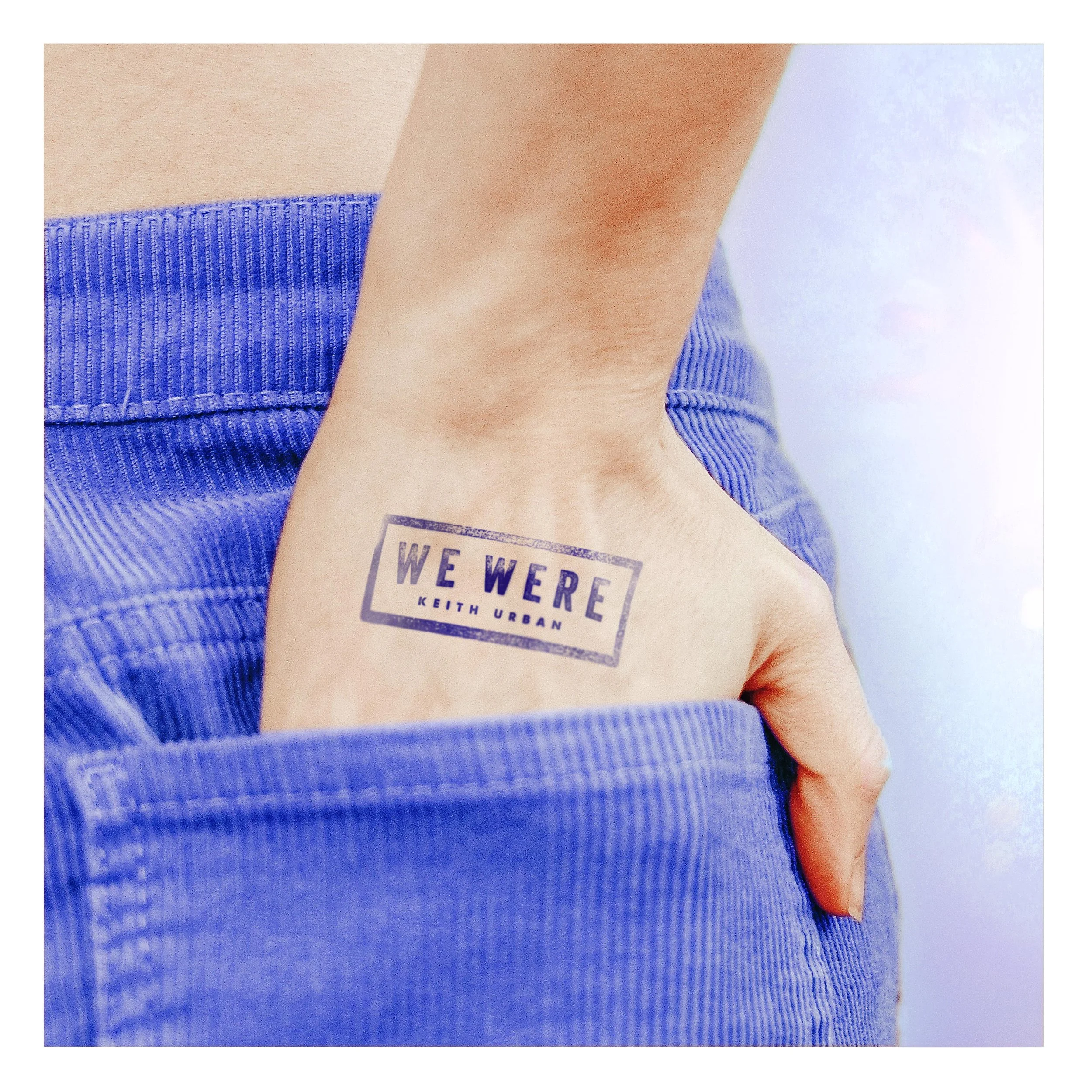 We Were Hand Stamp Blue Jeans.jpg