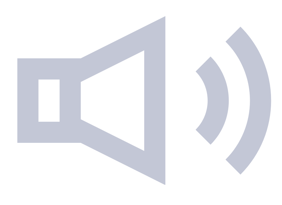 Icon of a speaker with sound waves indicating volume or sound.