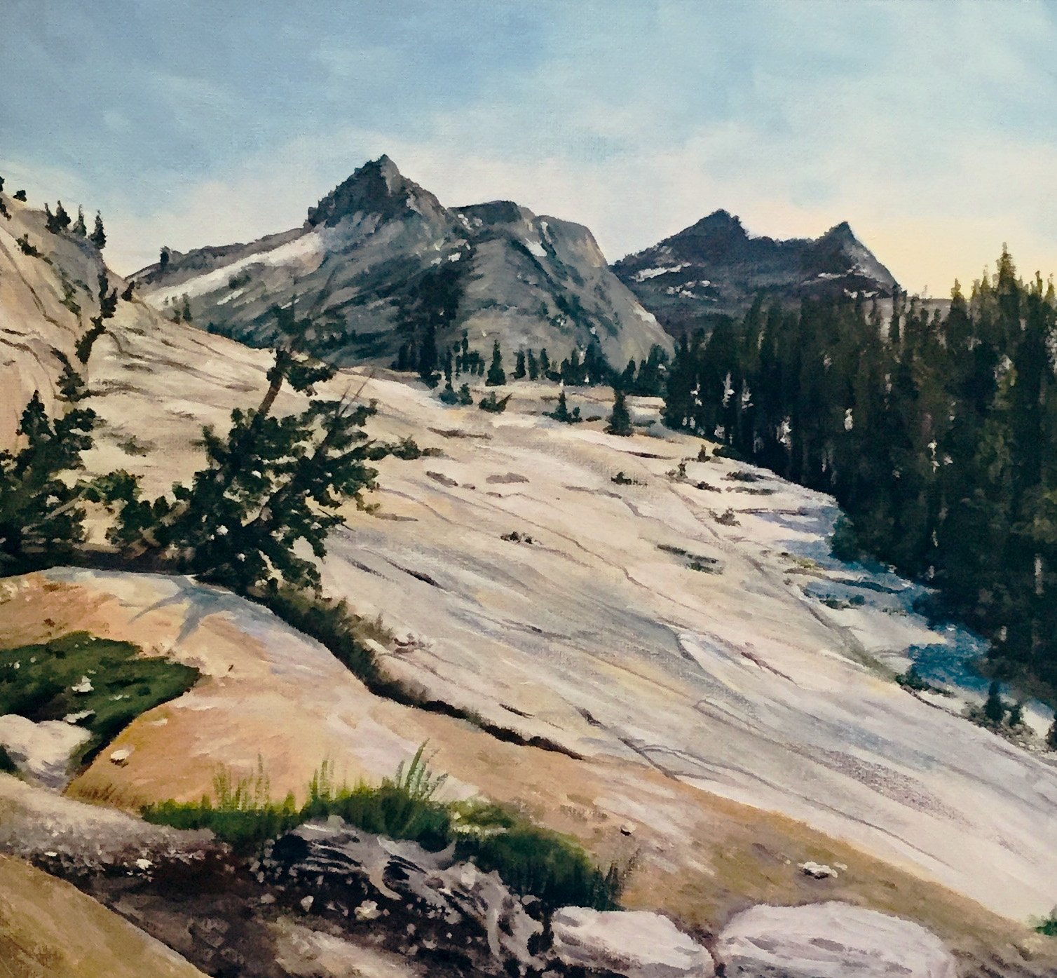 Cathedral Peak | Acrylic | 10x10 | NOT FOR SALE