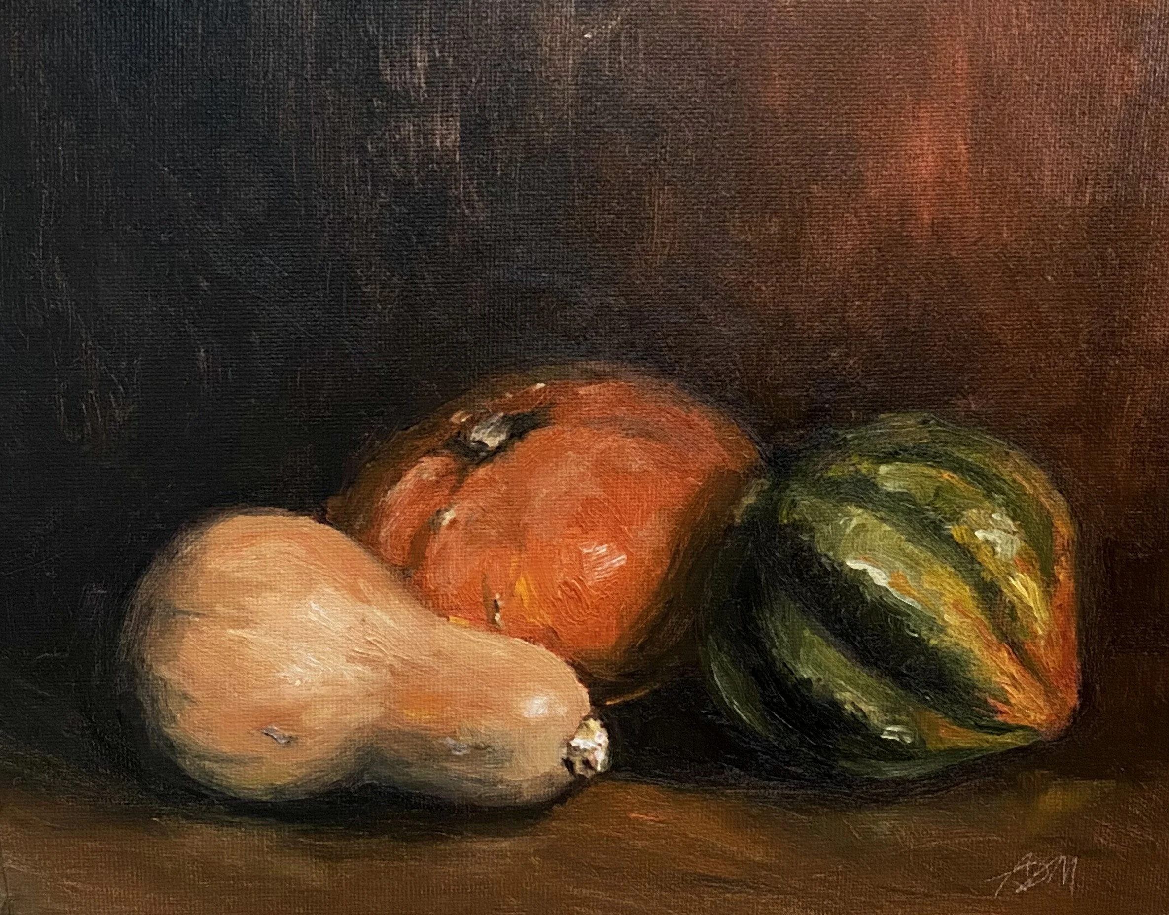 Pumpkins | Oil | 8x10 | AVAILABLE