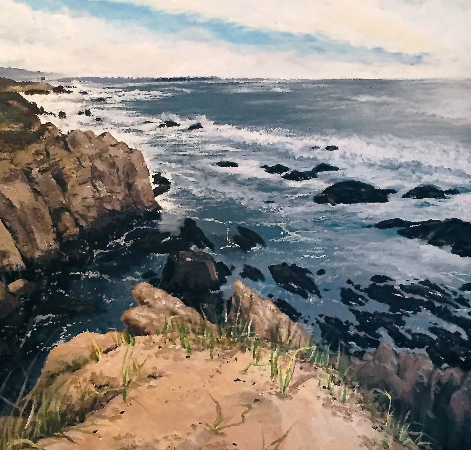 Franklin Point | Acrylic | 10x10 | NOT FOR SALE