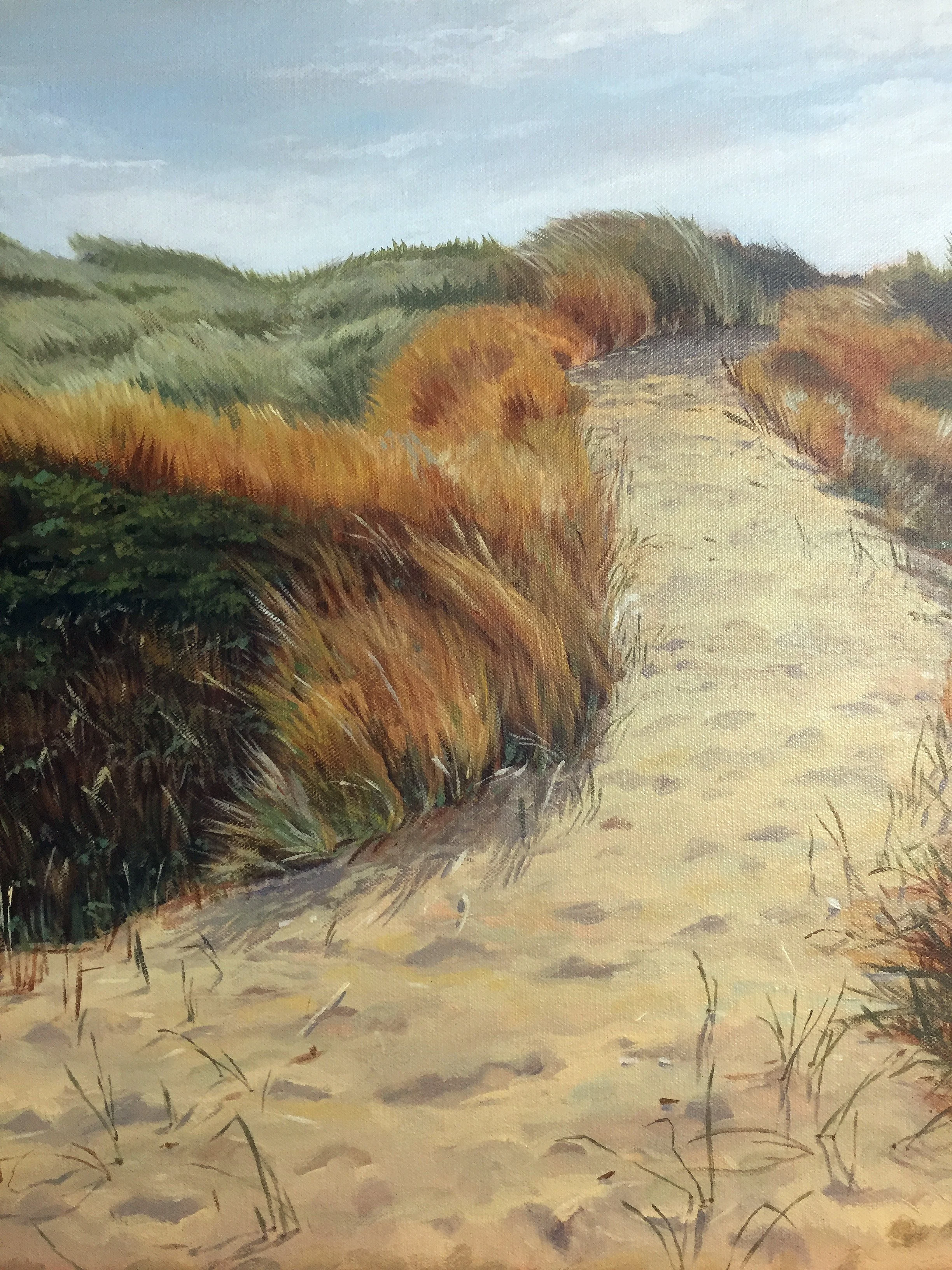 Sand Dune Path | Acrylic | 16x20 | SOLD
