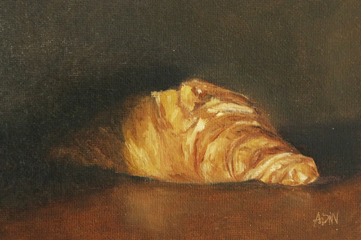Croissant | Oil On Panel | 5X7" | AVAILABLE