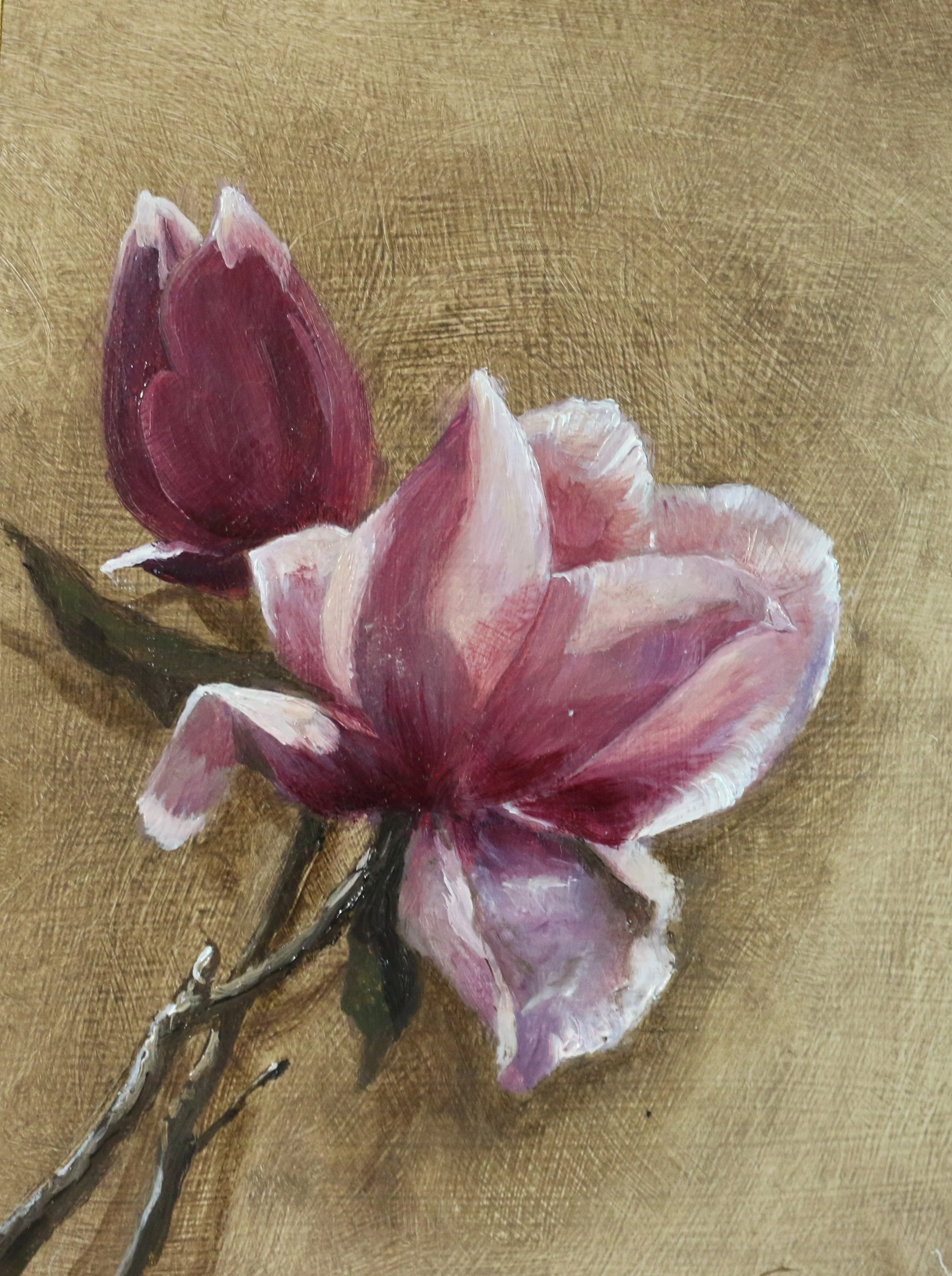 Magnolia | Oil | 5x7 | SOLD