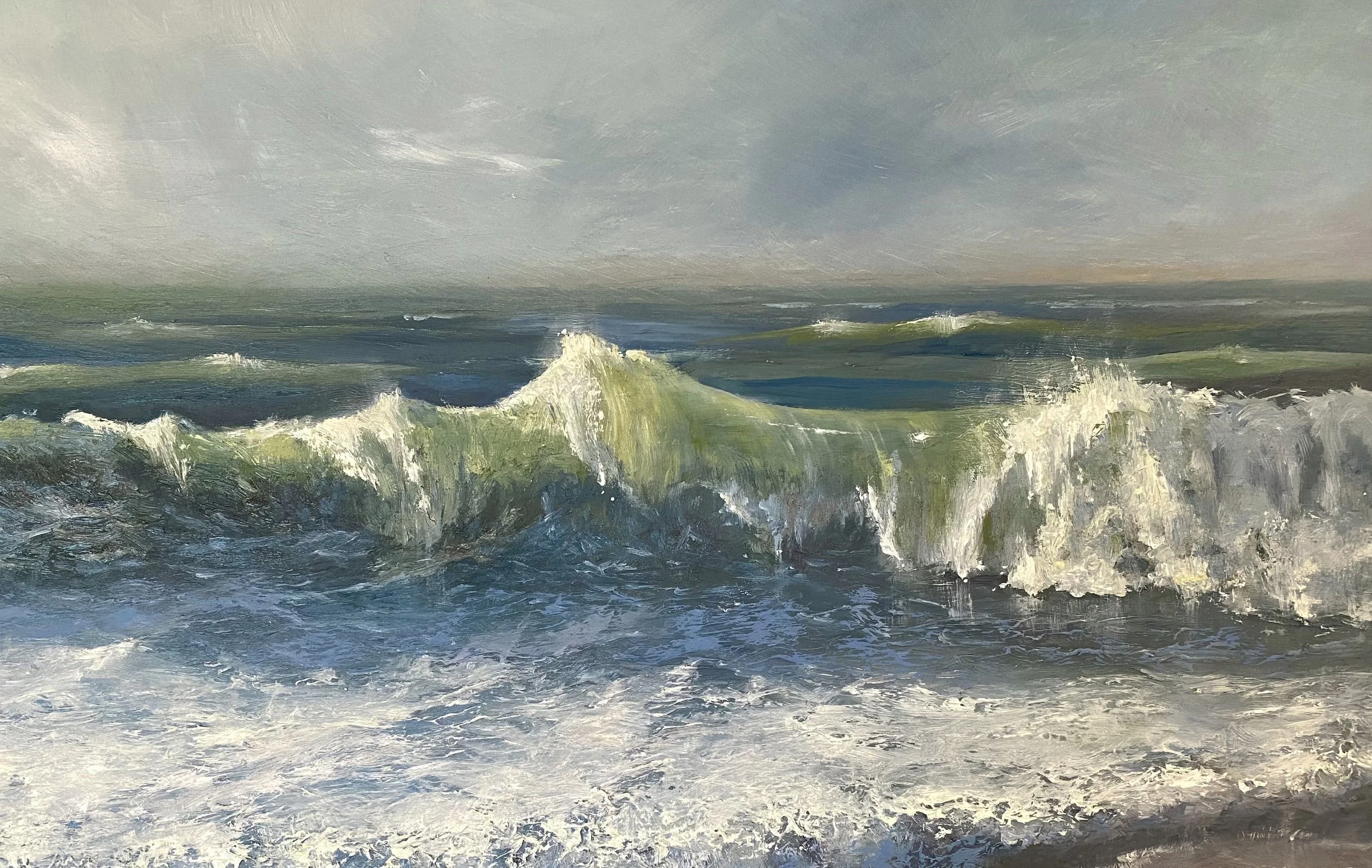 Wave Series 13 | Oil | 6x10 | SOLD