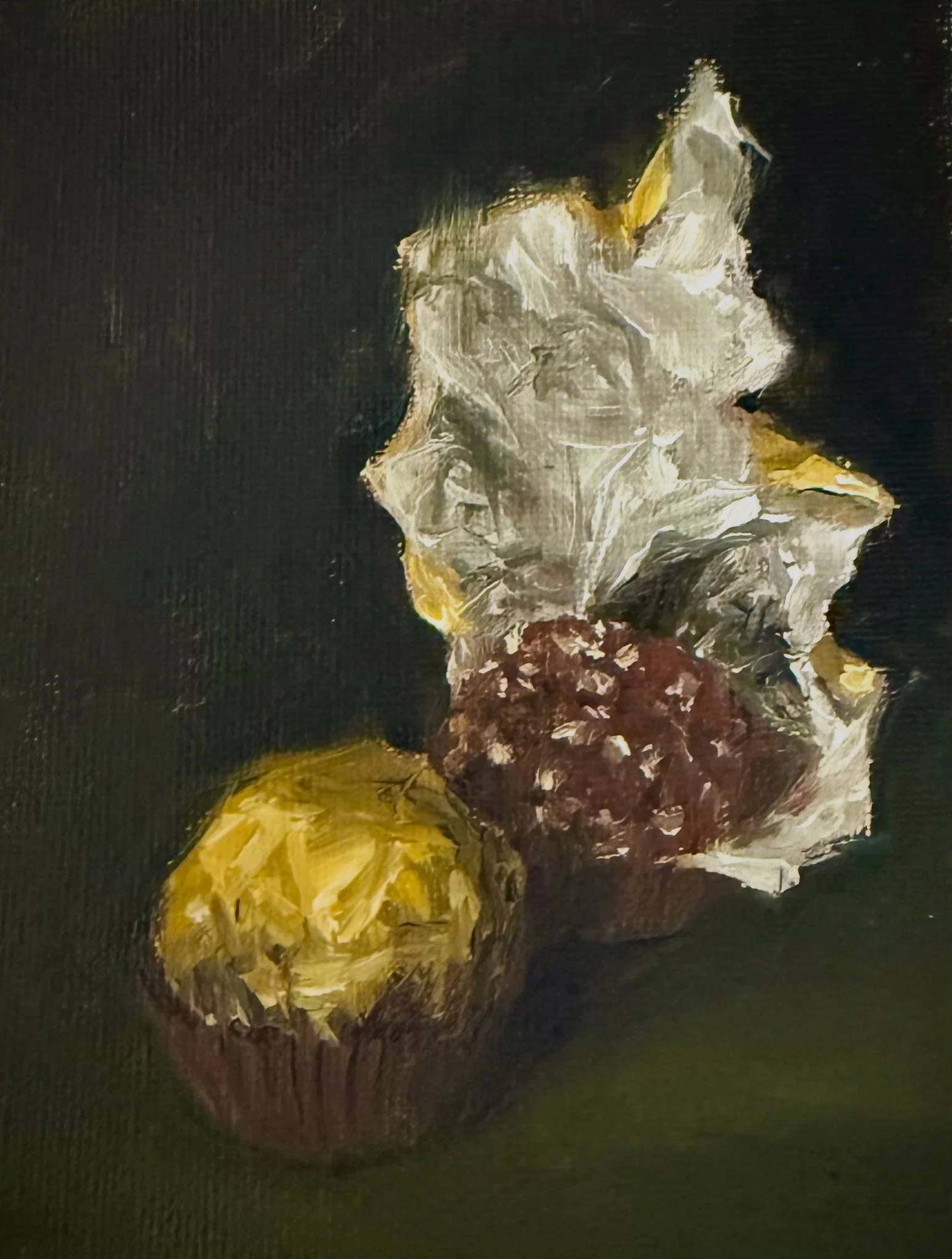 Chocolate Ferrero | Oil | 5x7 | NOT FOR SALE 
