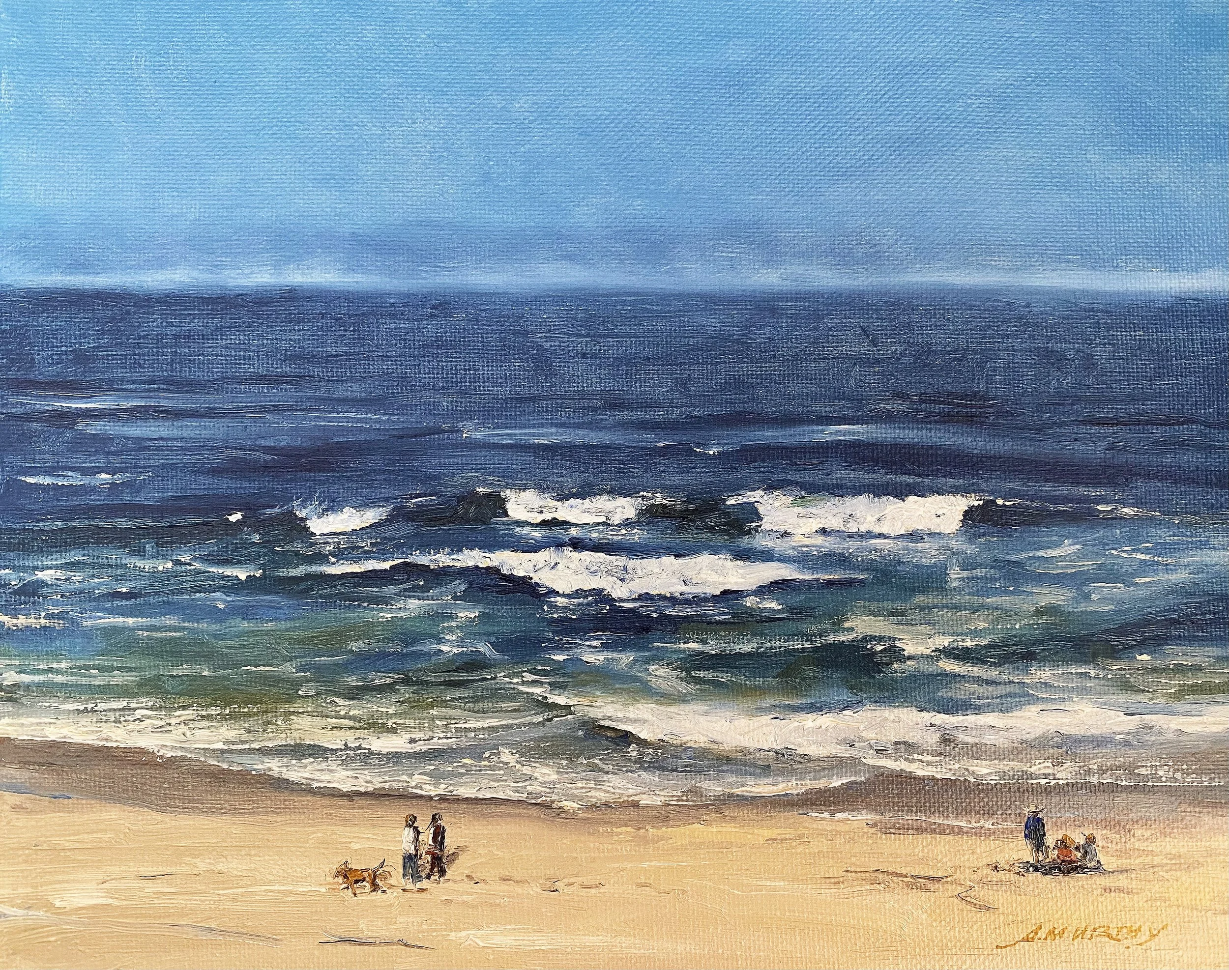 Beach Day | Oil | 9x12 | SOLD