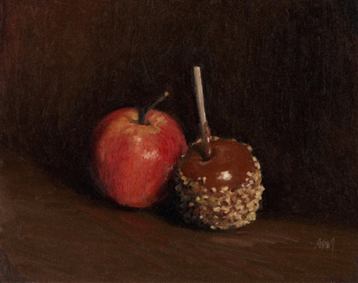 Apple and Caramel Apple | Oil | 8x10 | AVAILABLE