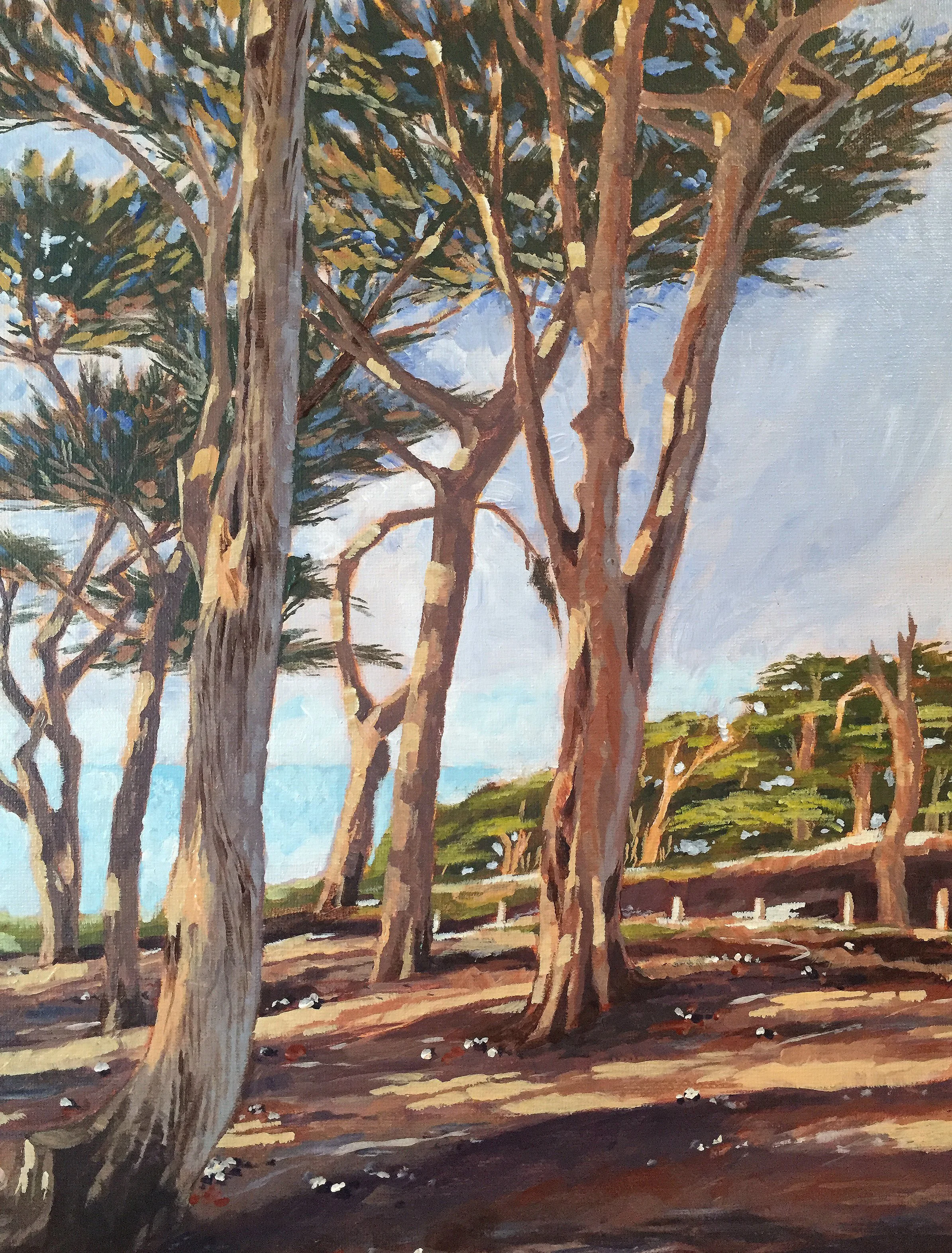 Cypress | Acrylic | 9x12 | SOLD