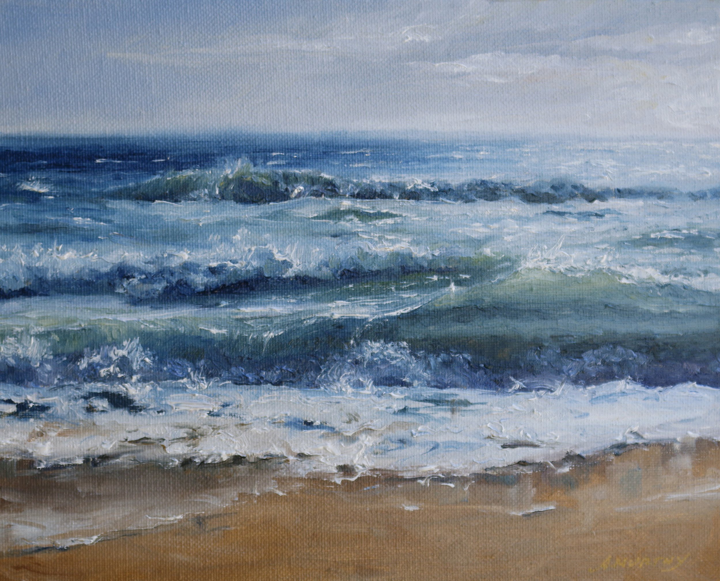 Wave Series 5 | Oil | 8x10 | AVAILABLE