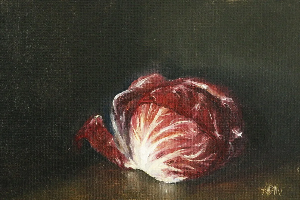Radicchio | Oil On Panel | 5X7" | AVAILABLE