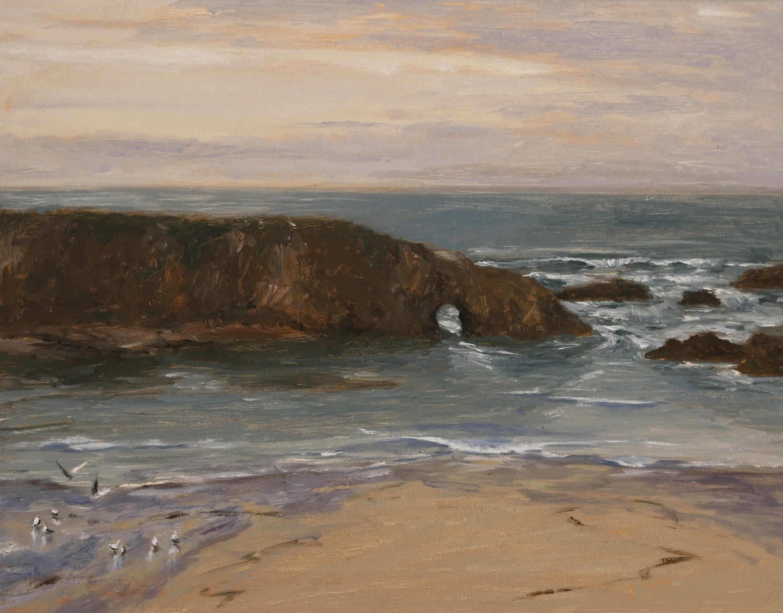 Pescadero Beach | Oil | 11X14 | SOLD/PRINT AVAILABLE