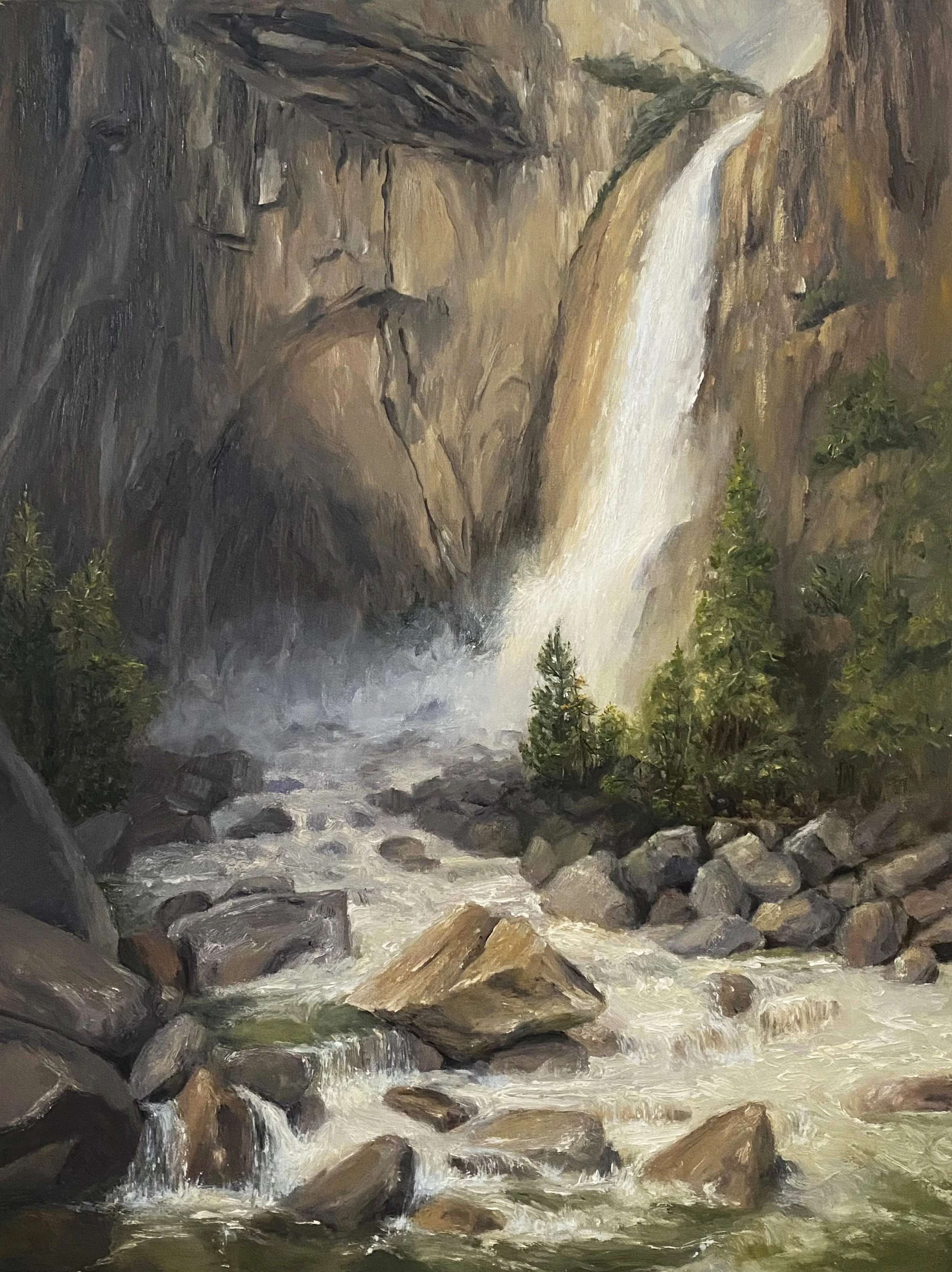 Lower Yosemite Falls | Oil | 20x24 | AVAILABLE