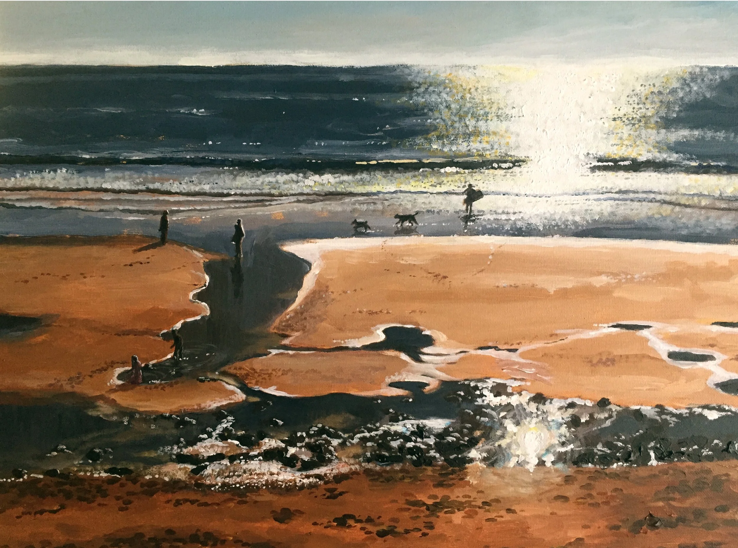 El Granada Low Tide | Oil | 16x20 | SOLD