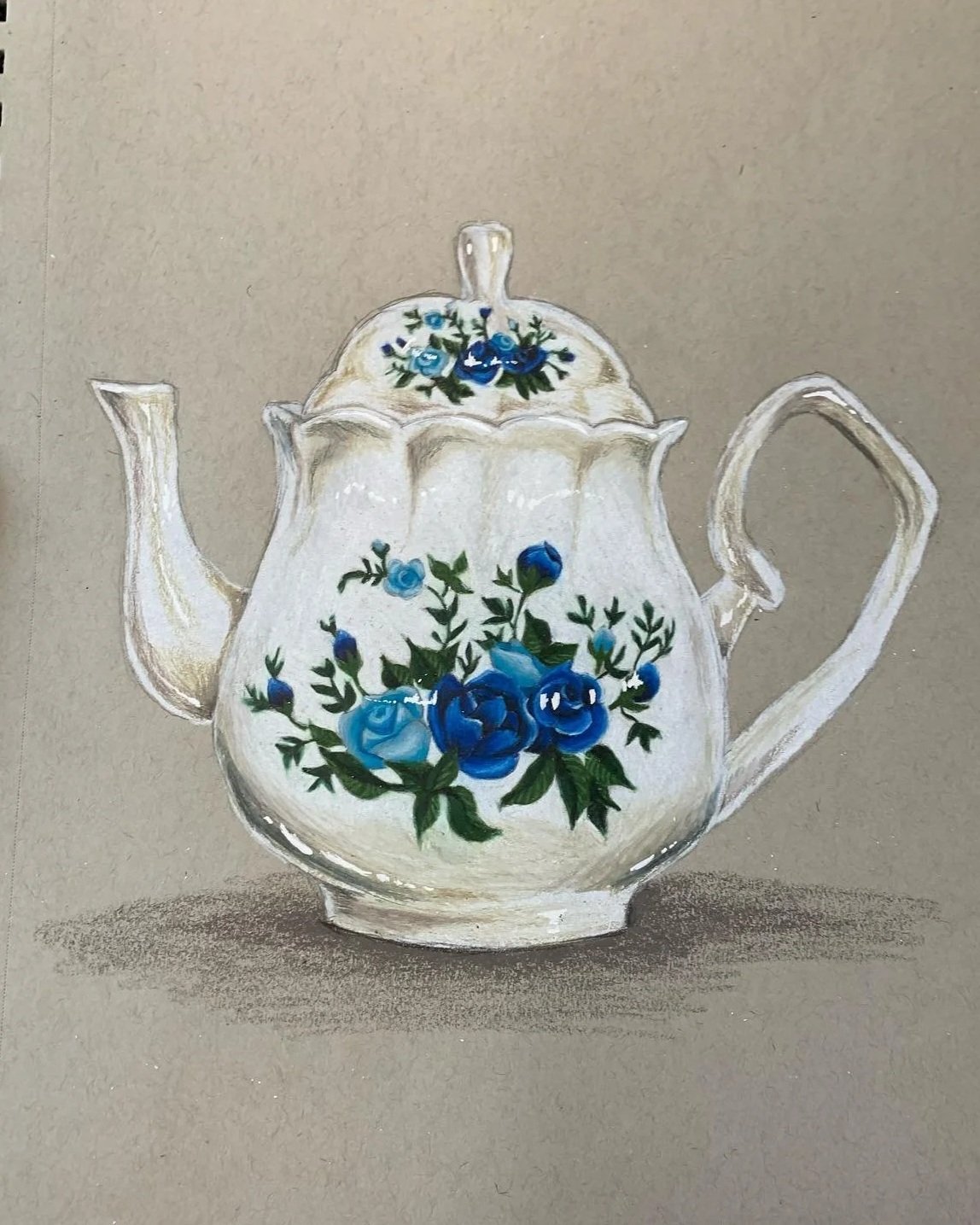 Teapots on the Train
Colored Pencil
2020
