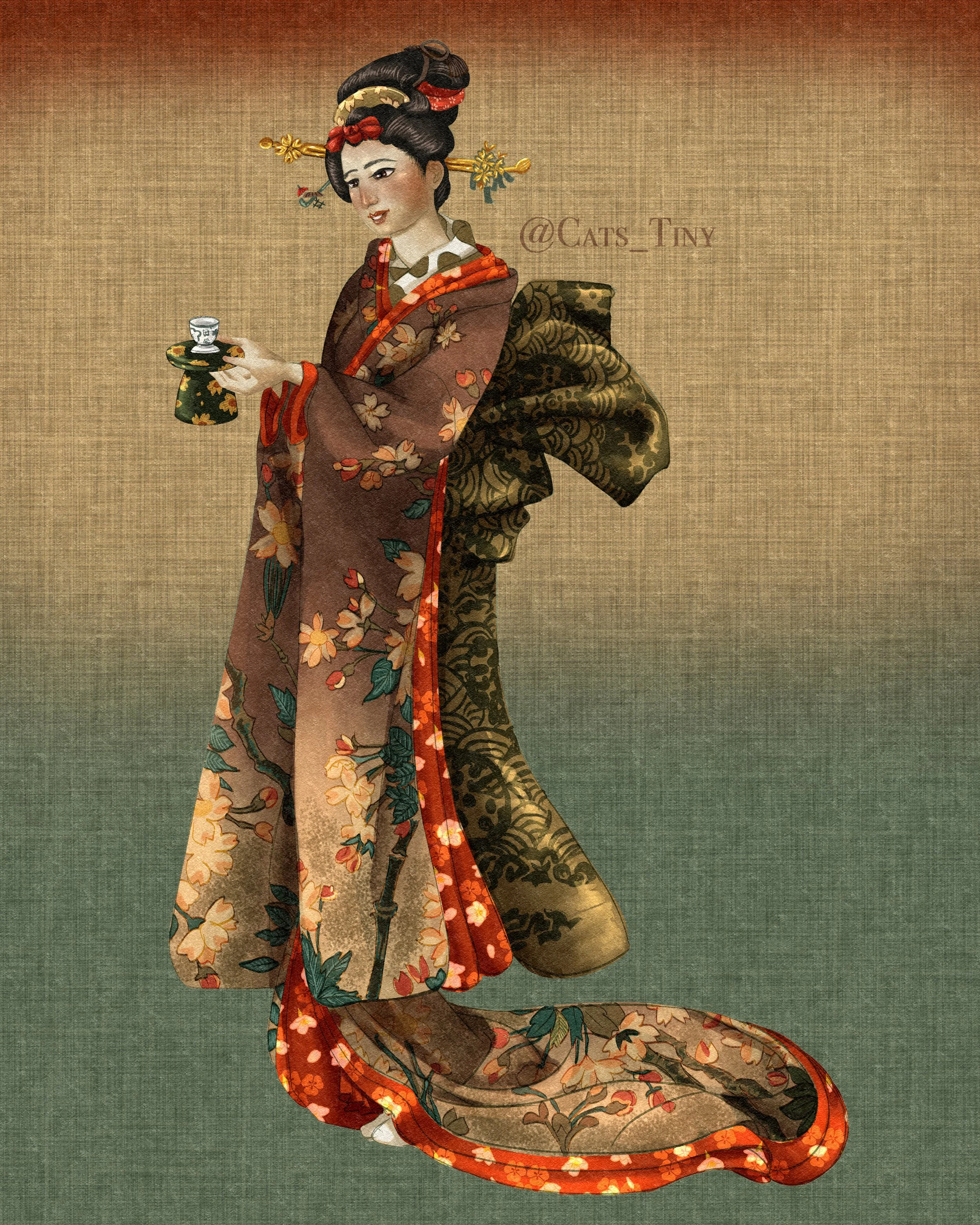 “Announcement of Artist’s Name Change: On the Seventh Day of the First Month 1844” by Utagawa Kunisada - 1786-1864 RECREATION