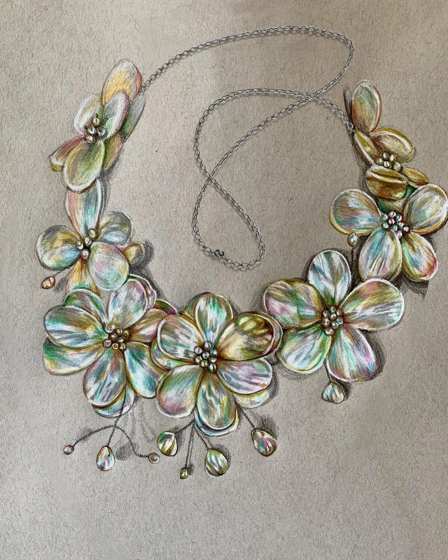 Necklace from MDI
Colored Pencil
2020