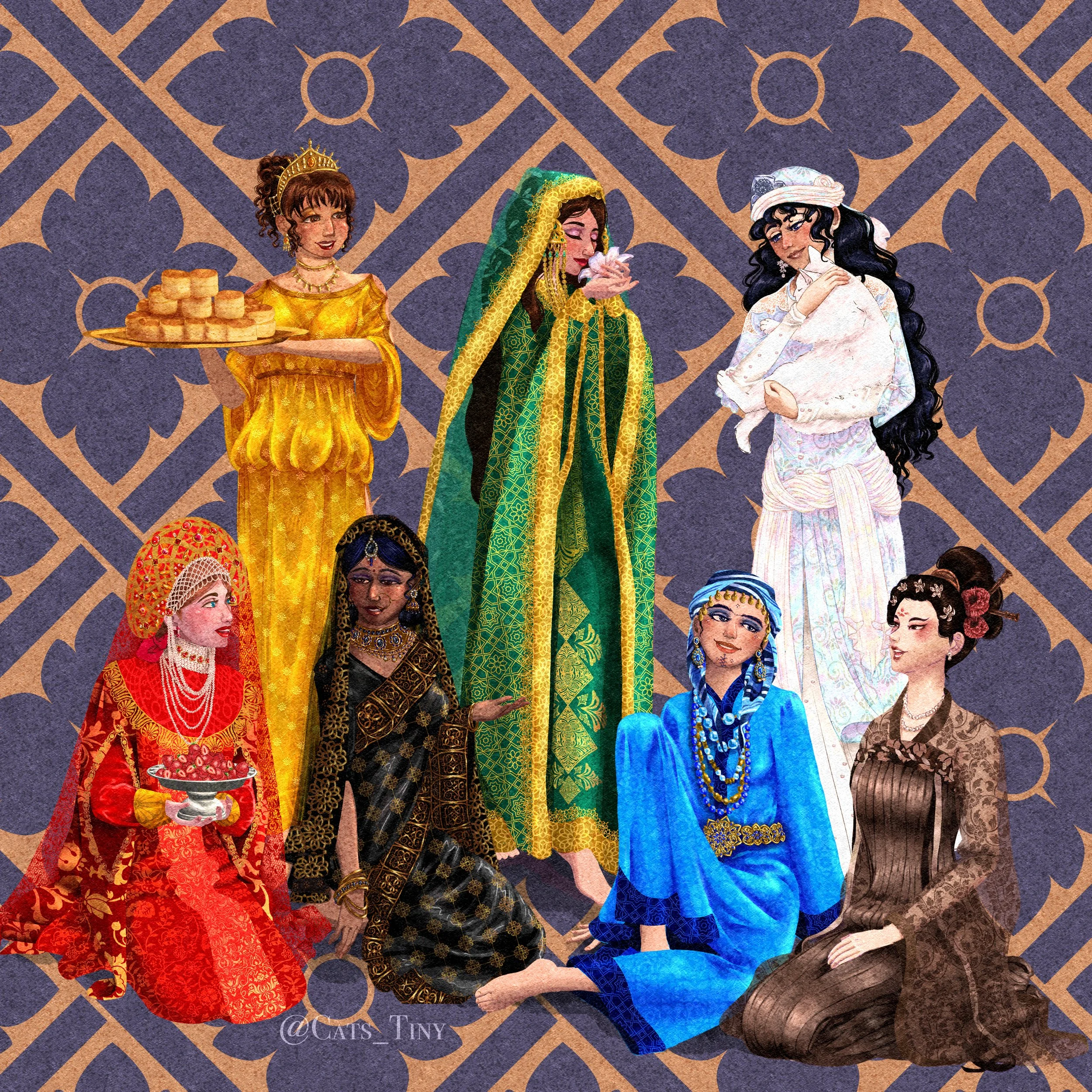 “The Seven Wise Princesses” by Wafa Tarnowska — based on 12th-century Persian poet Nizami’s epic poem “Haft Paykar”.
2025