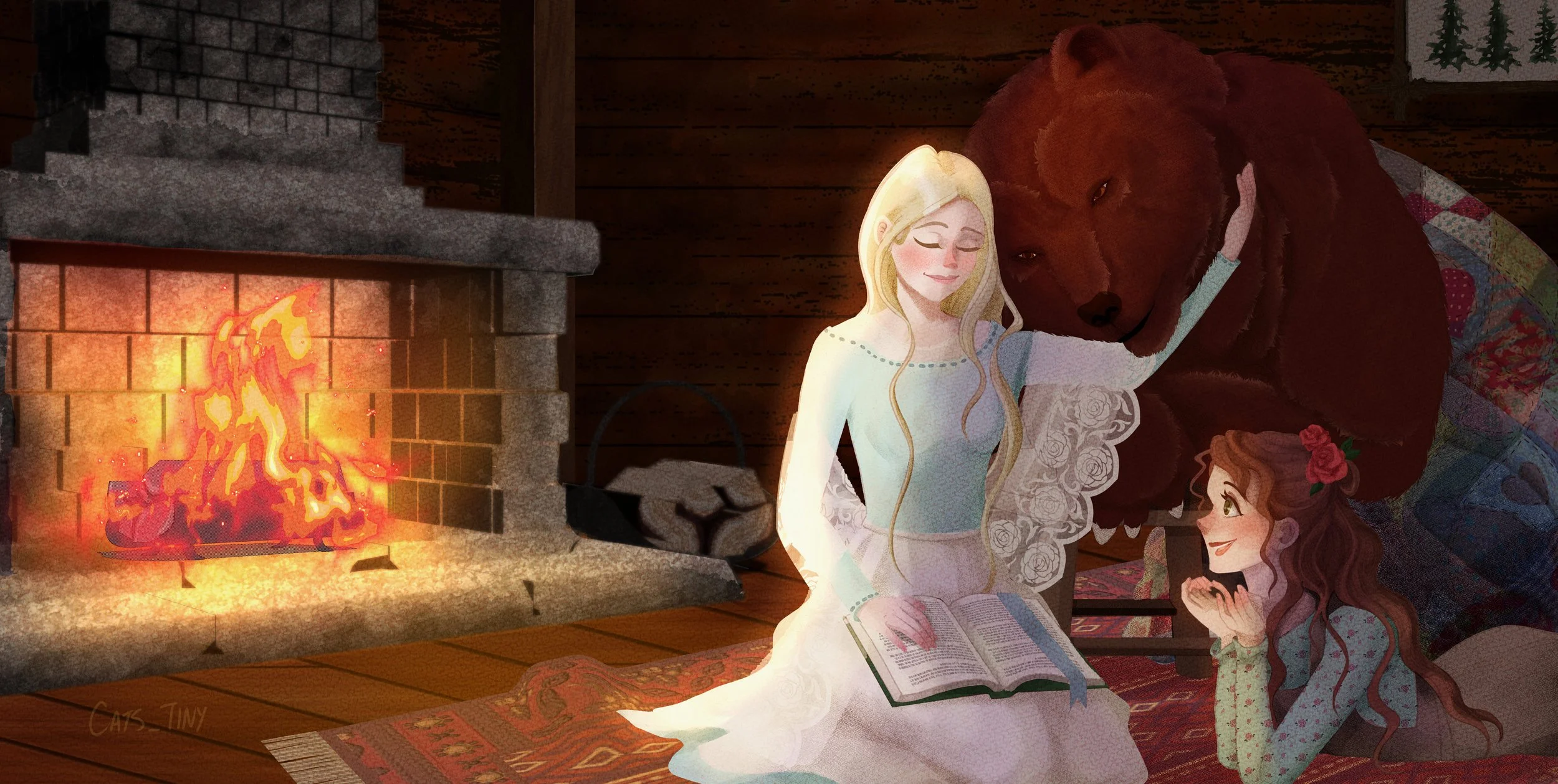 "Snow White and Rose Red" by The Brothers Grimm
Book Jacket Project - 2023